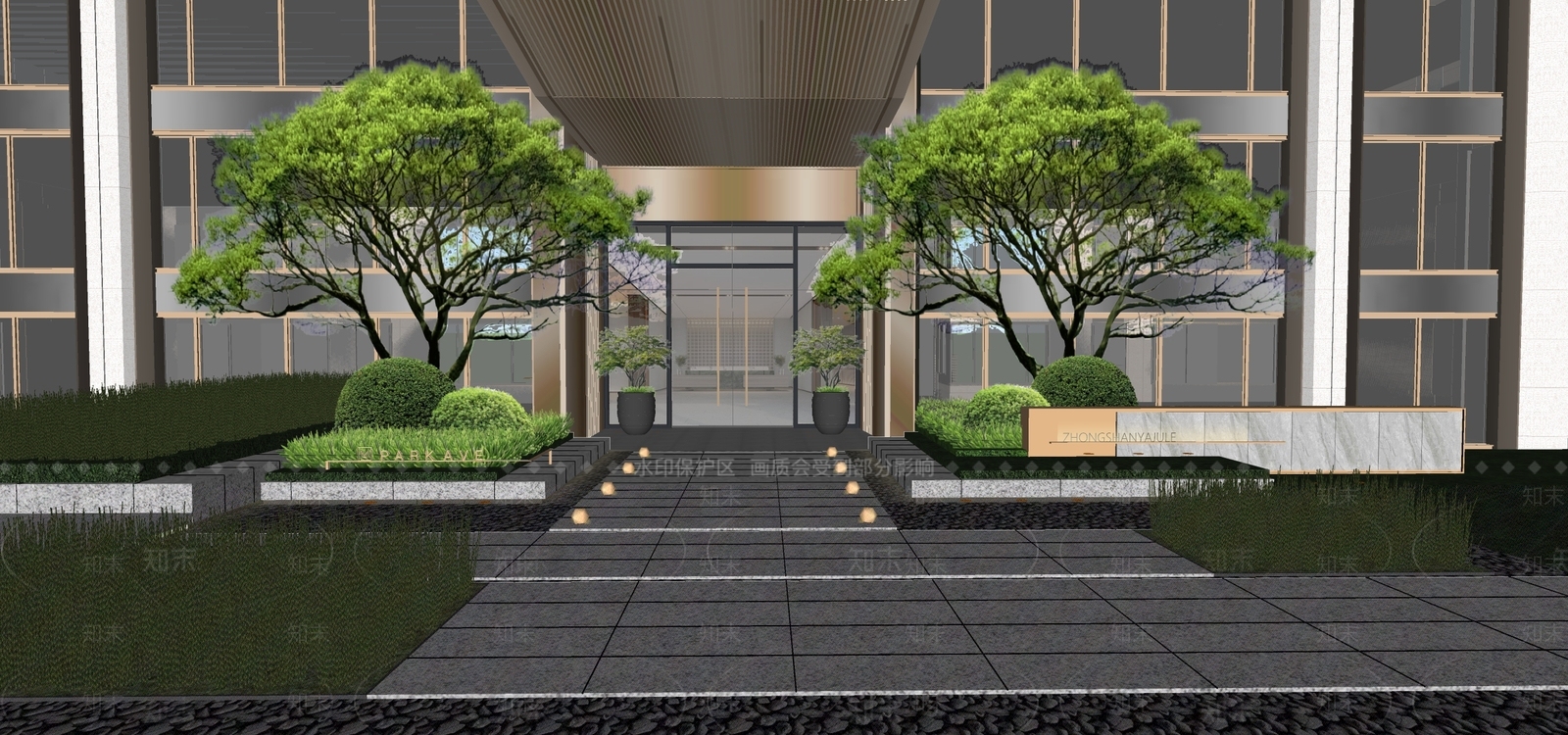 现代入户门SU模型下载【ID:1147633744】