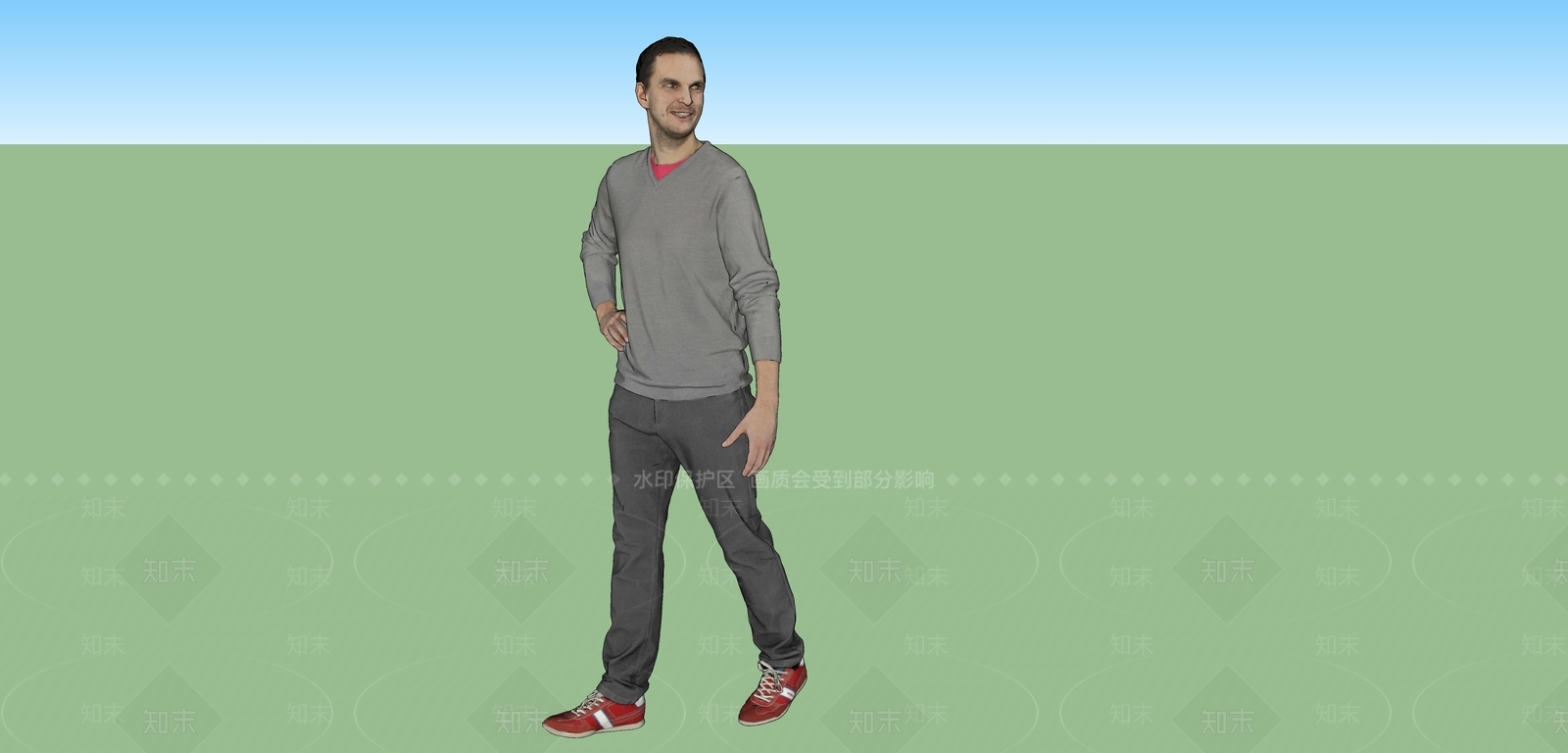 男人SU模型下载【ID:1147636391】