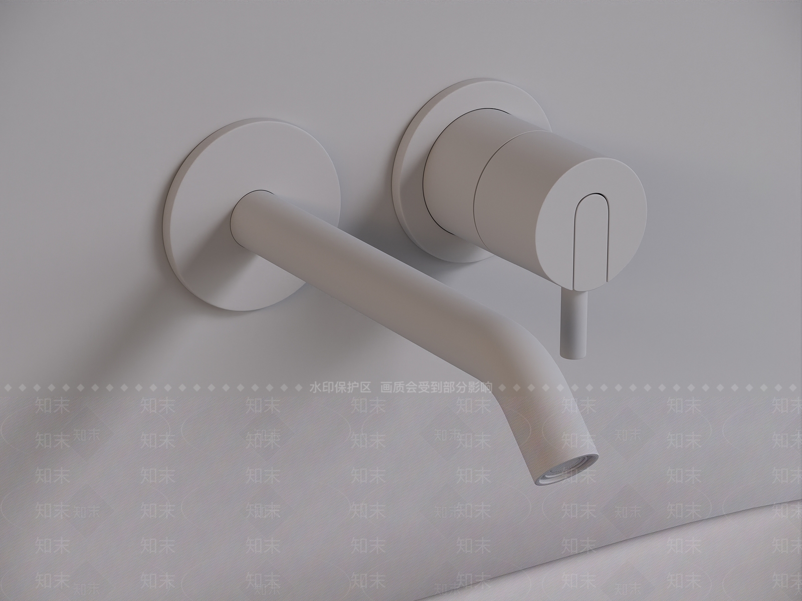 现代极简水龙头3D模型下载【ID:1147638083】