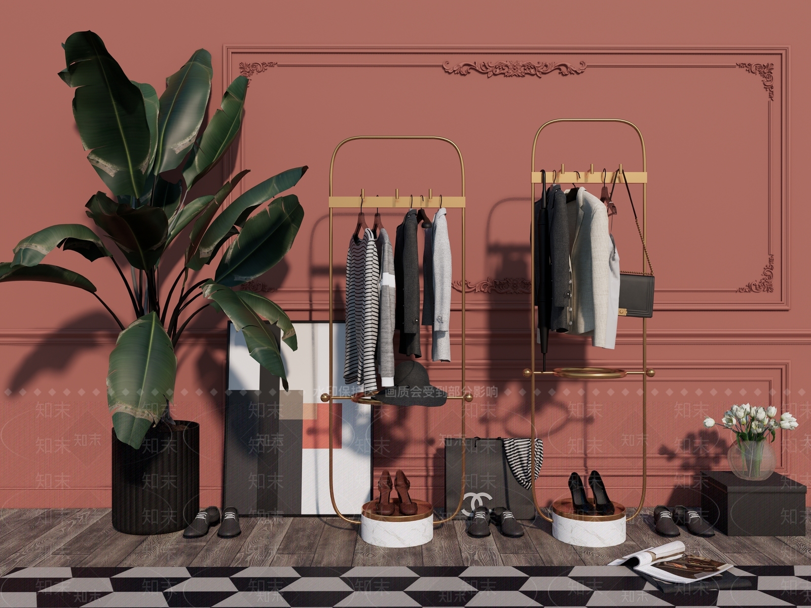 服装SU模型下载【ID:1147658846】