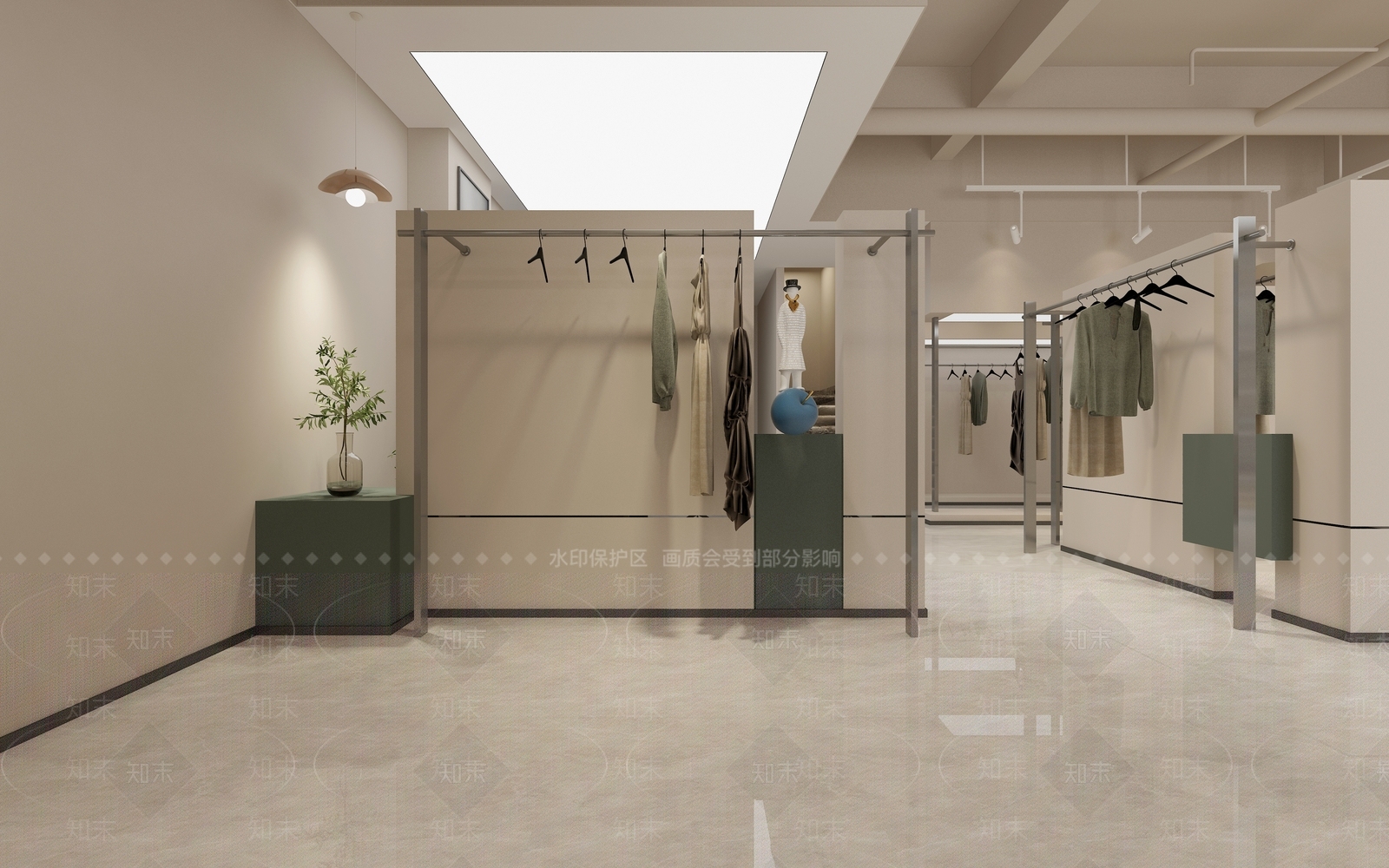 现代女装店3D模型下载【ID:1147660353】