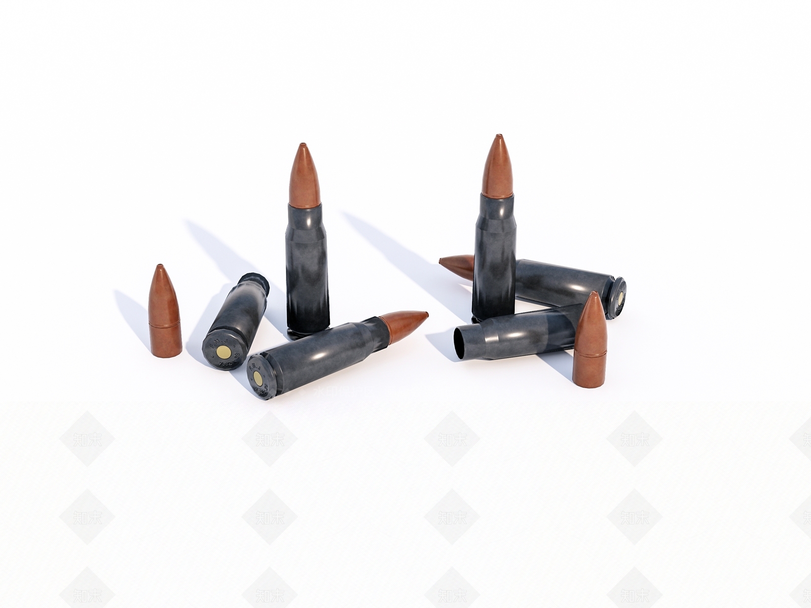 子弹3D模型下载【ID:1147664917】