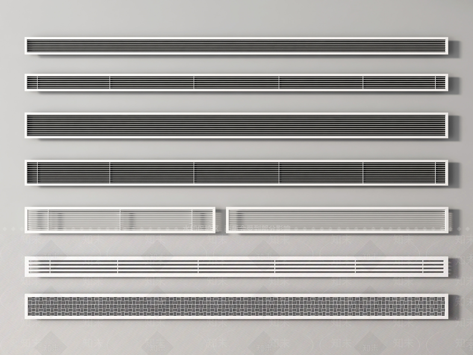 中央空调出风口3D模型下载【ID:1147671147】