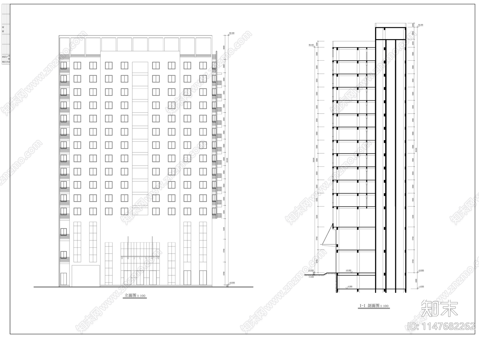 大型商场建筑cad施工图下载【ID:1147682262】