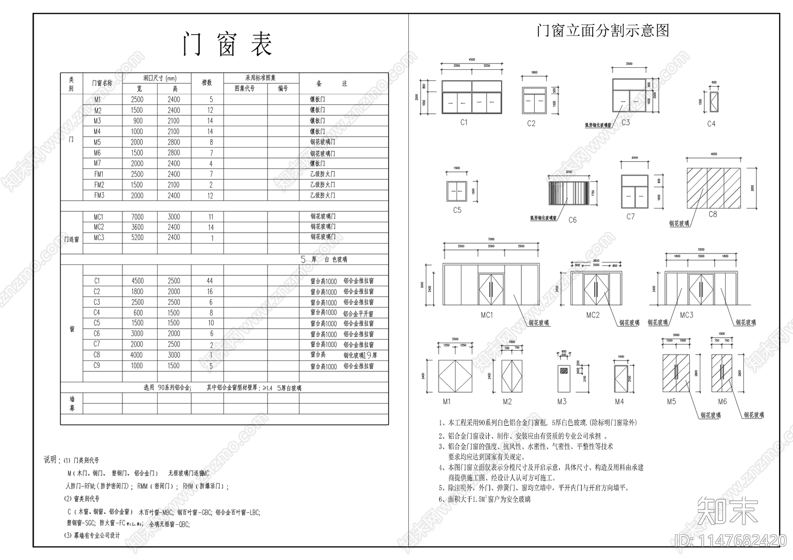 大型商场建筑cad施工图下载【ID:1147682420】