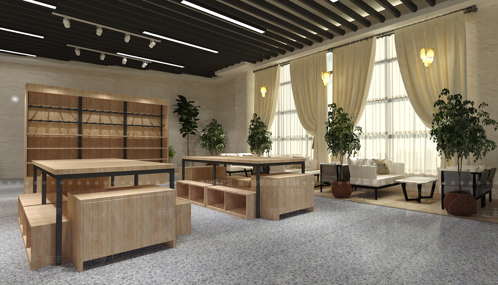 现代书店3D模型下载【ID:1147691320】
