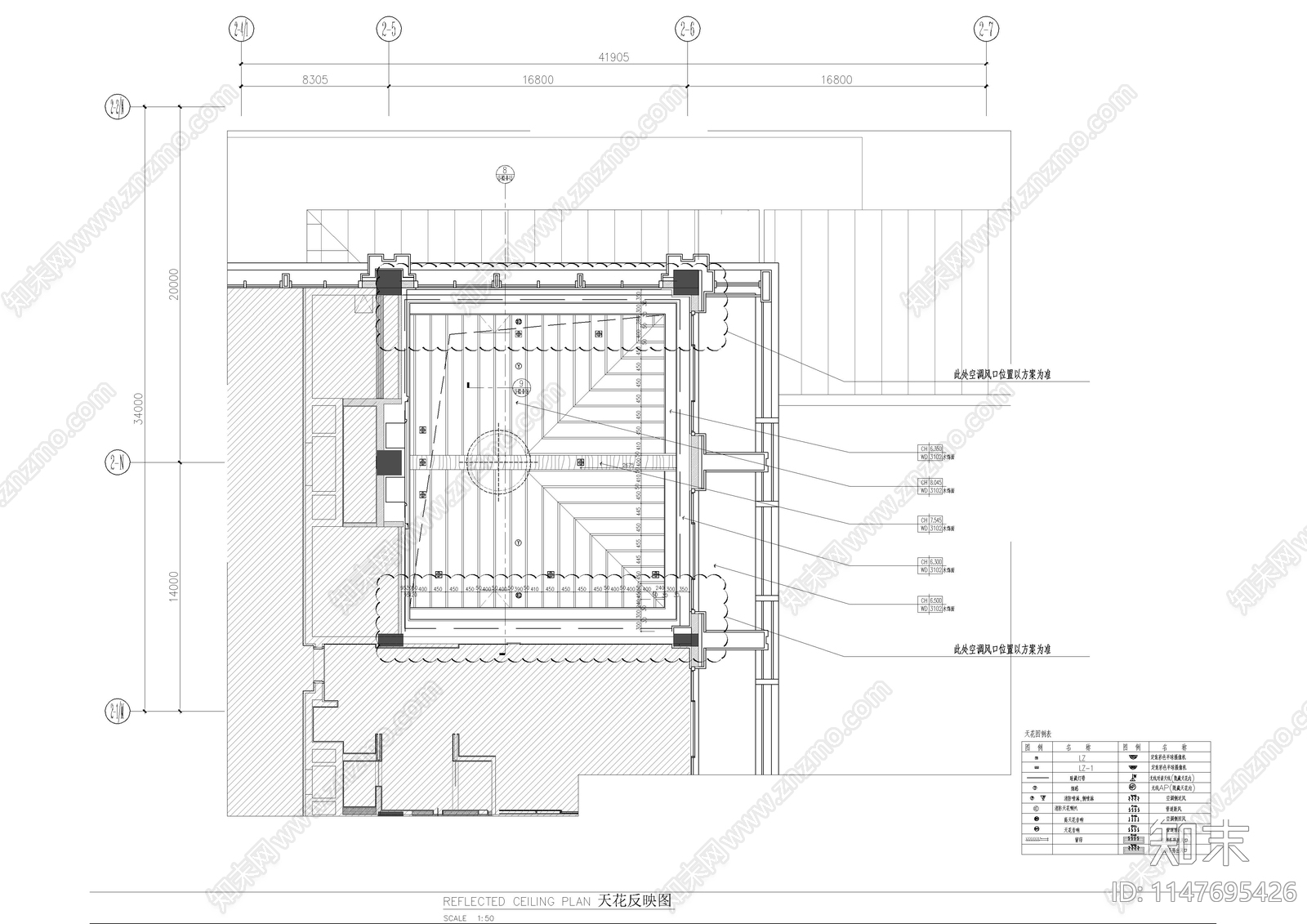 自助餐厅室内cad施工图下载【ID:1147695426】