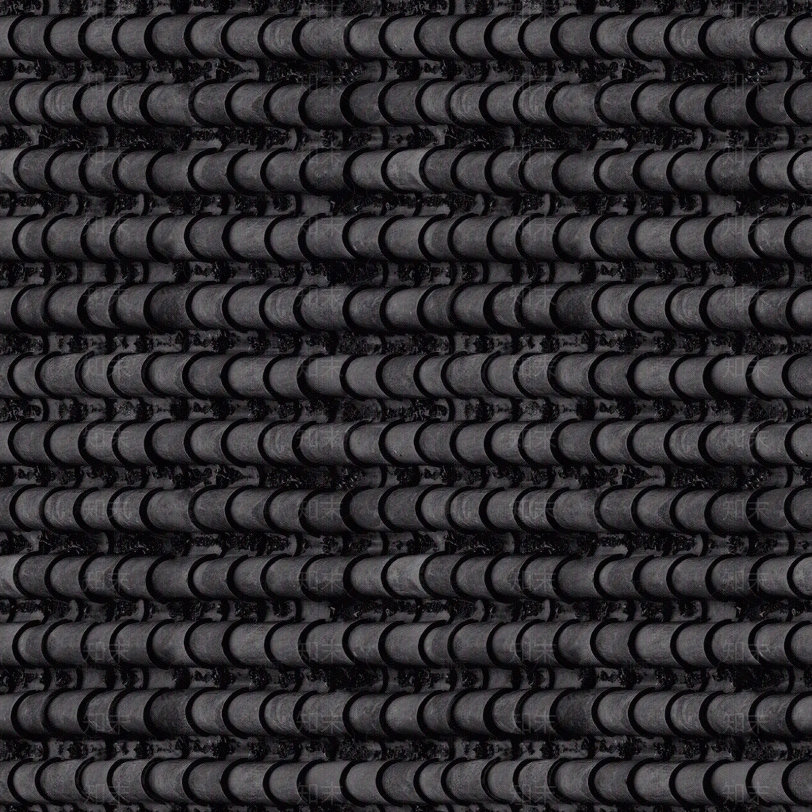 无缝中式青瓦水泥瓦屋顶瓦片琉璃瓦沥青瓦古建瓦贴图下载【ID:1147698971】