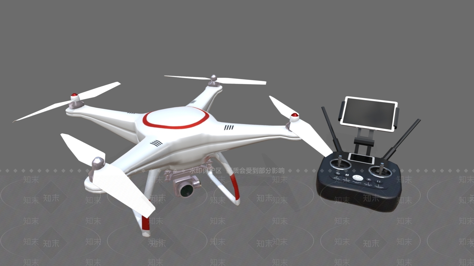 无人机套装组合SU模型下载【ID:1147713951】
