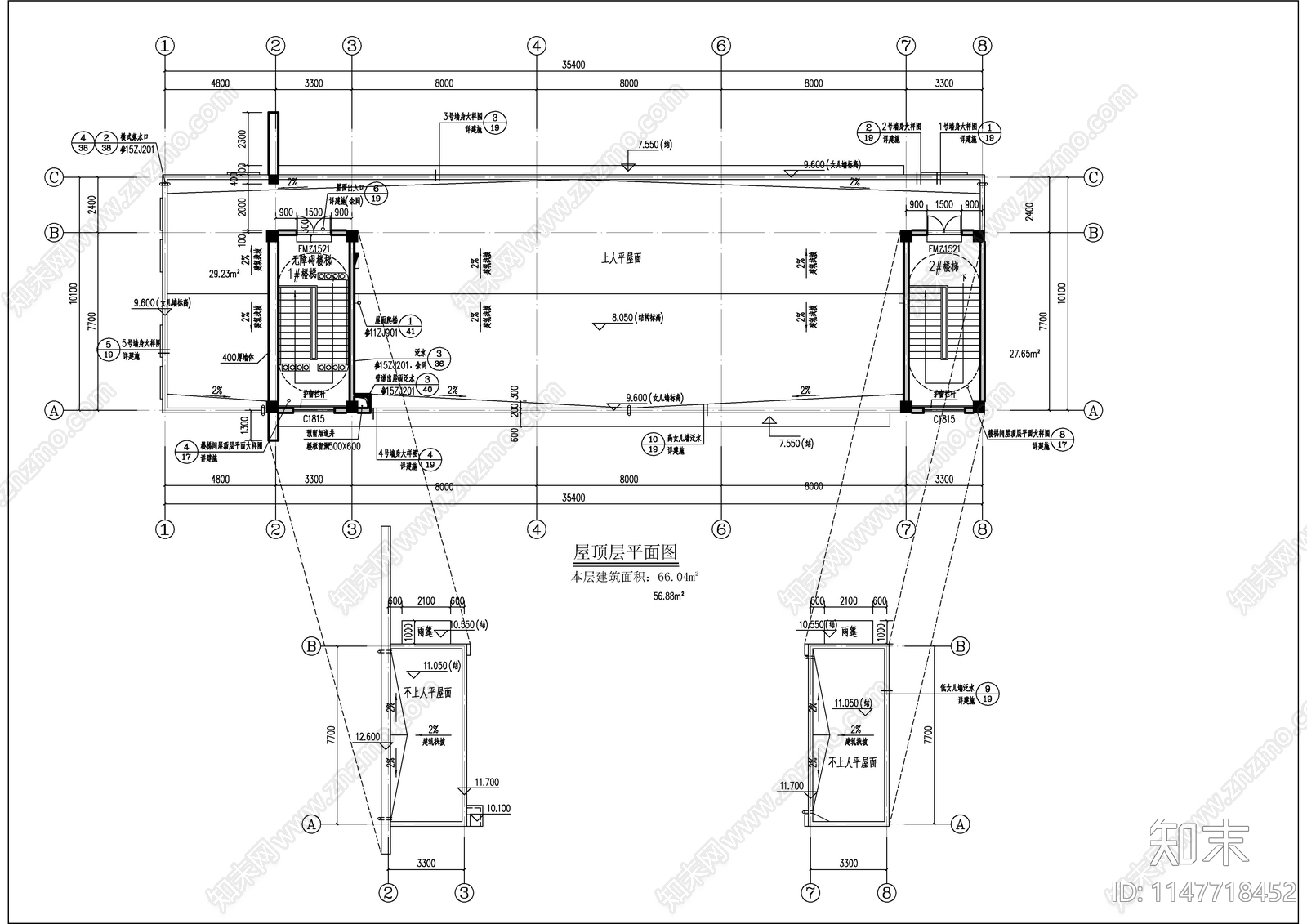 厂区办公及附属用房建筑施工图下载【ID:1147718452】