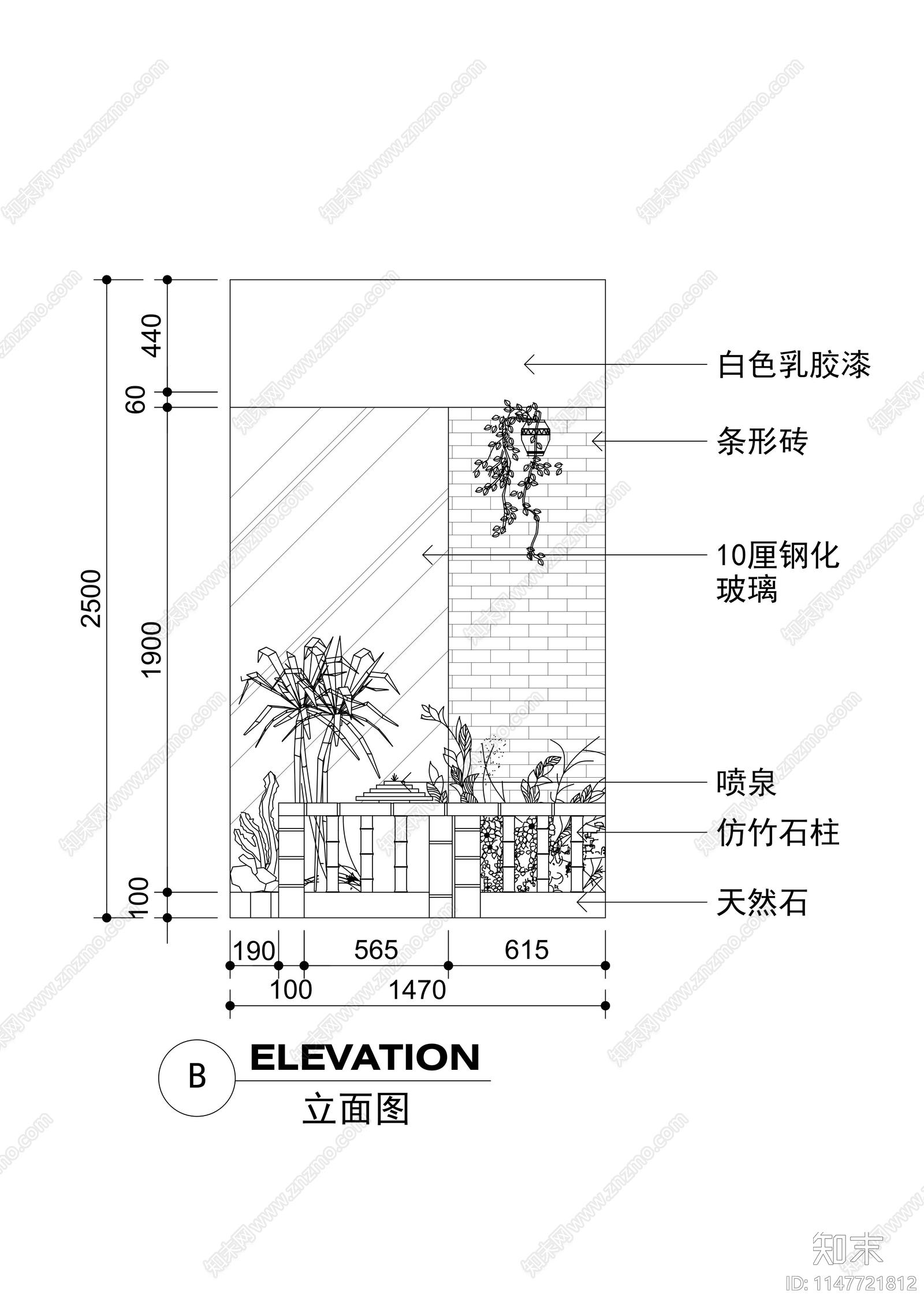 别墅屋顶阳台景观施工图下载【ID:1147721812】