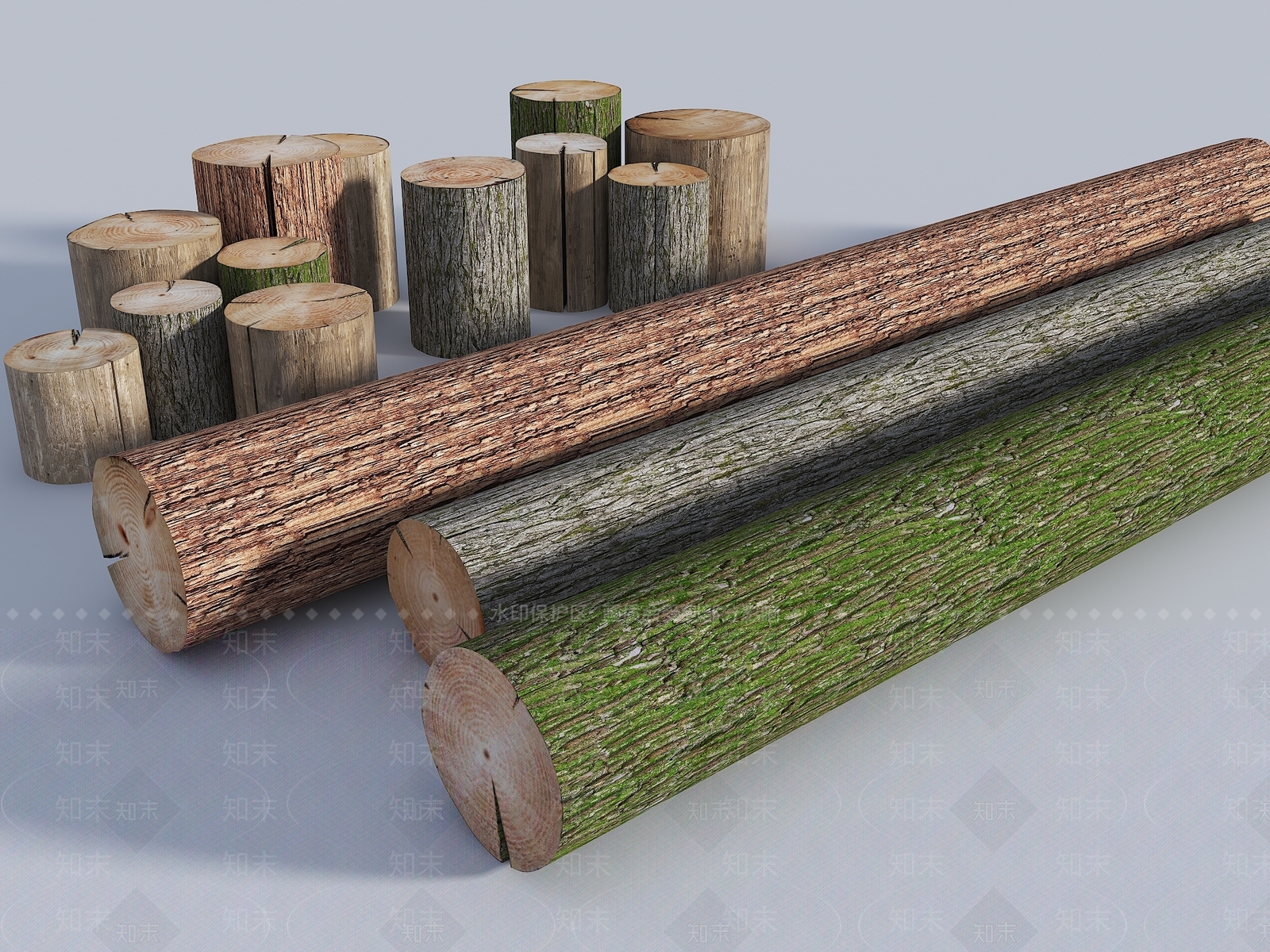 树桩3D模型下载【ID:1147725310】