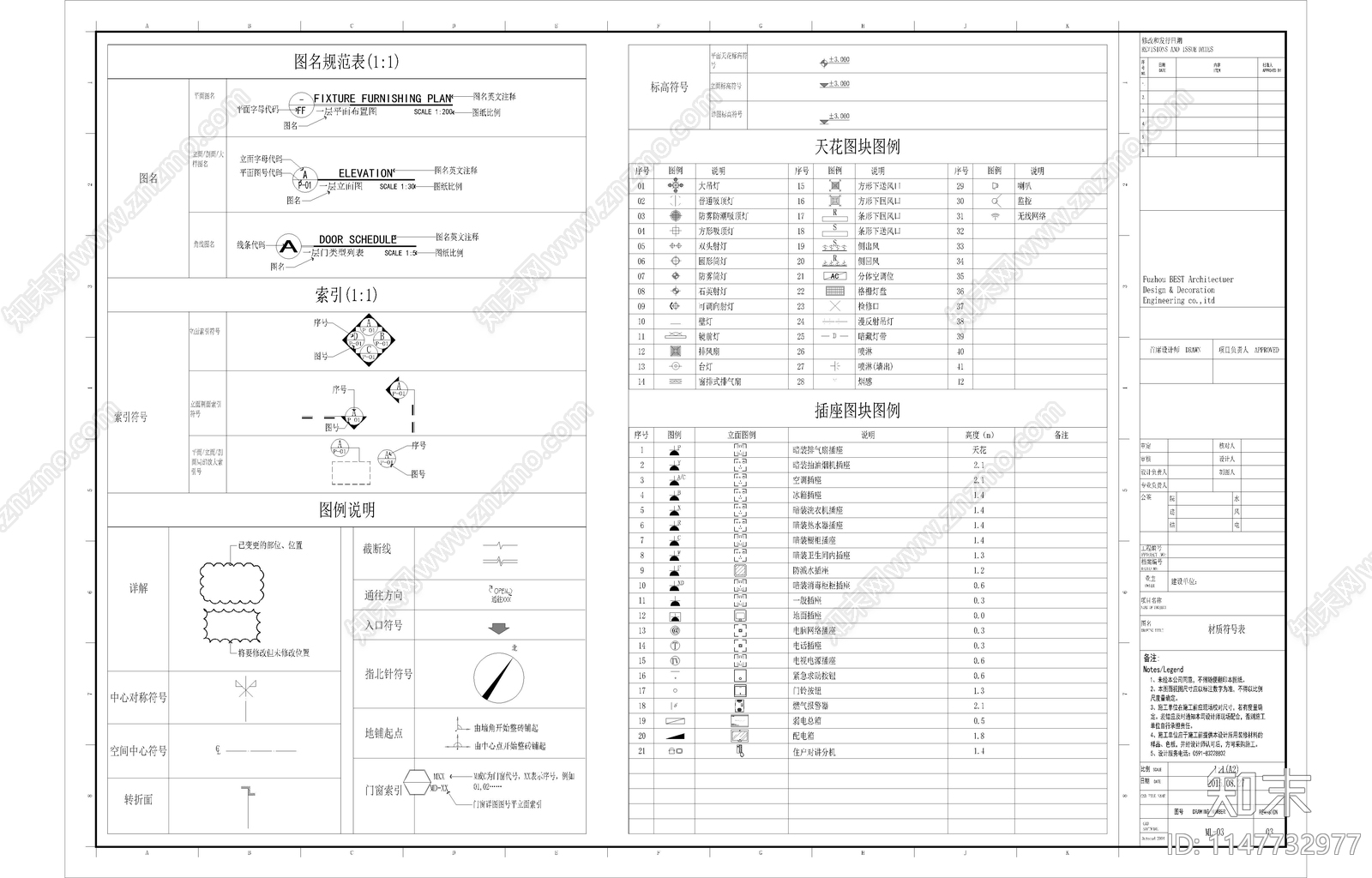 图块图例图库cad施工图下载【ID:1147732977】