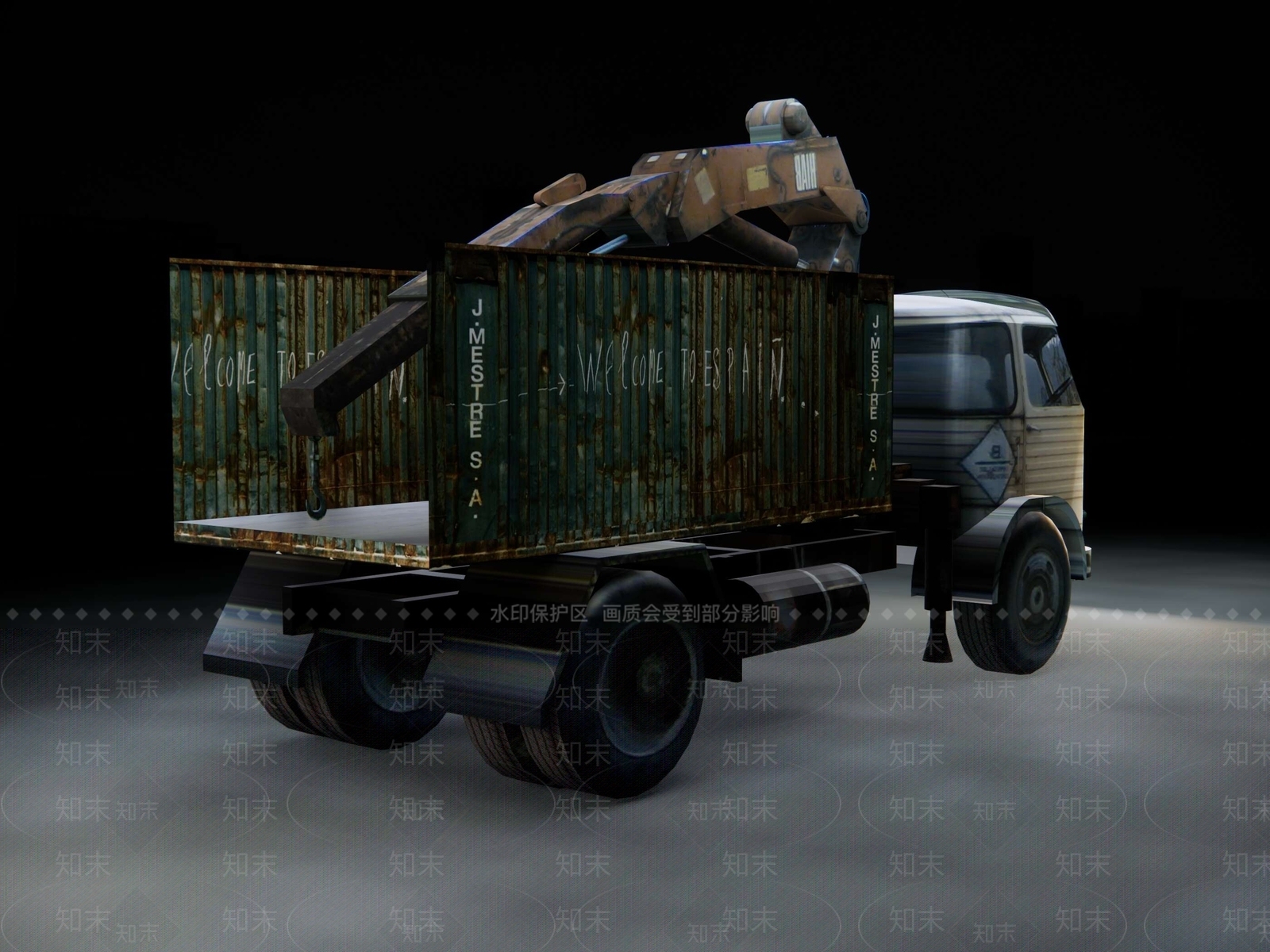 卡车SU模型下载【ID:1147736621】