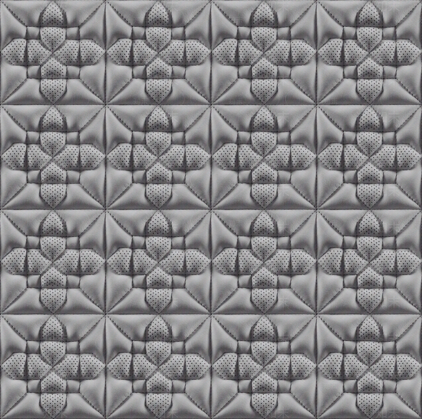 无缝银灰色压纹皮革贴图下载【ID:1147742350】