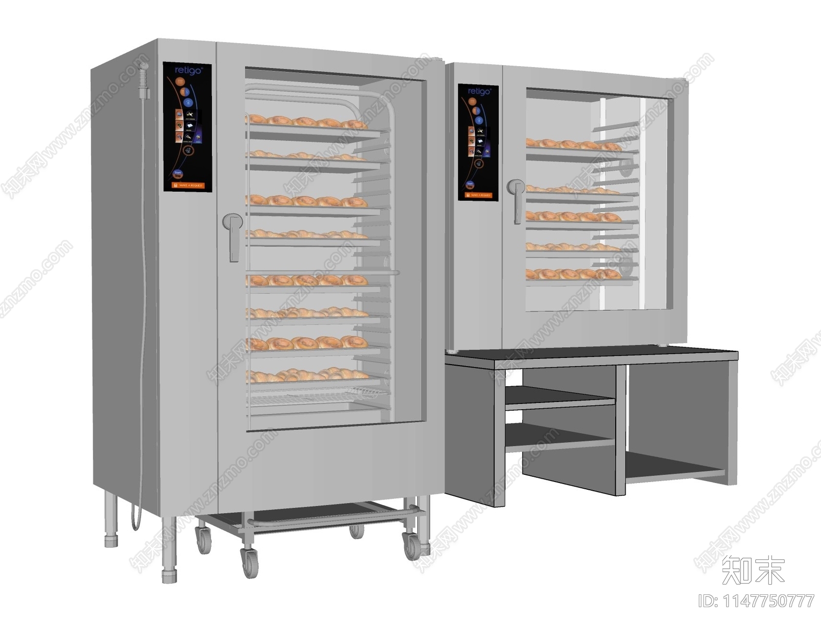 商用烤箱SU模型下载【ID:1147750777】