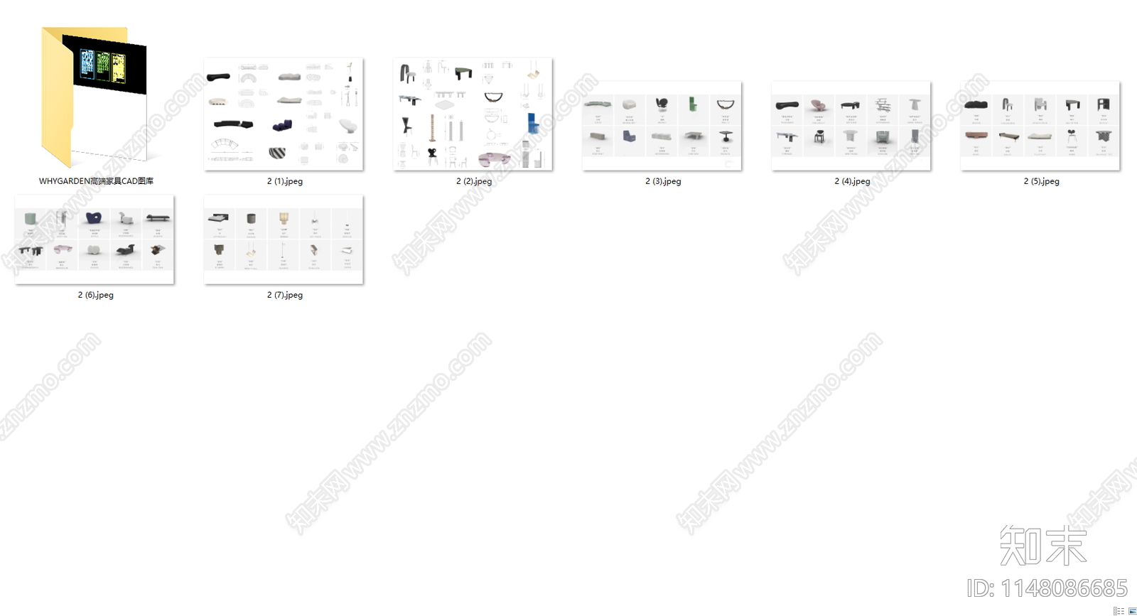 国外床具系列高端模块施工图下载【ID:1148086685】