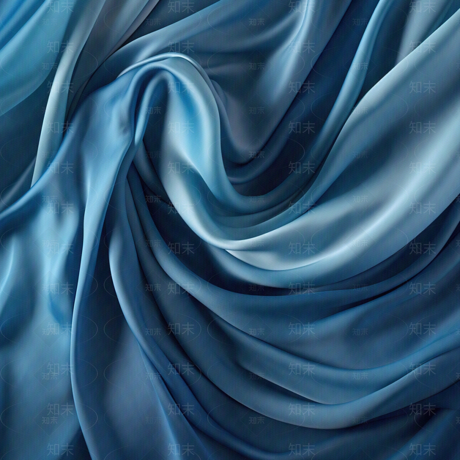 天蓝色丝绸布纹布褶贴图下载【ID:1147766200】