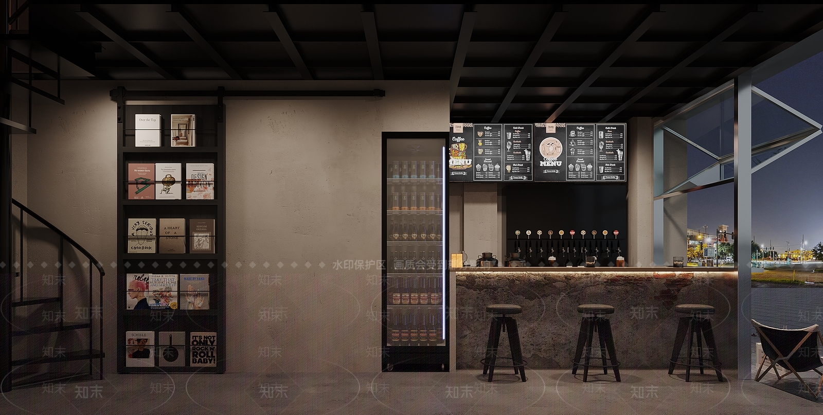 现代酒吧3D模型下载【ID:1147768016】