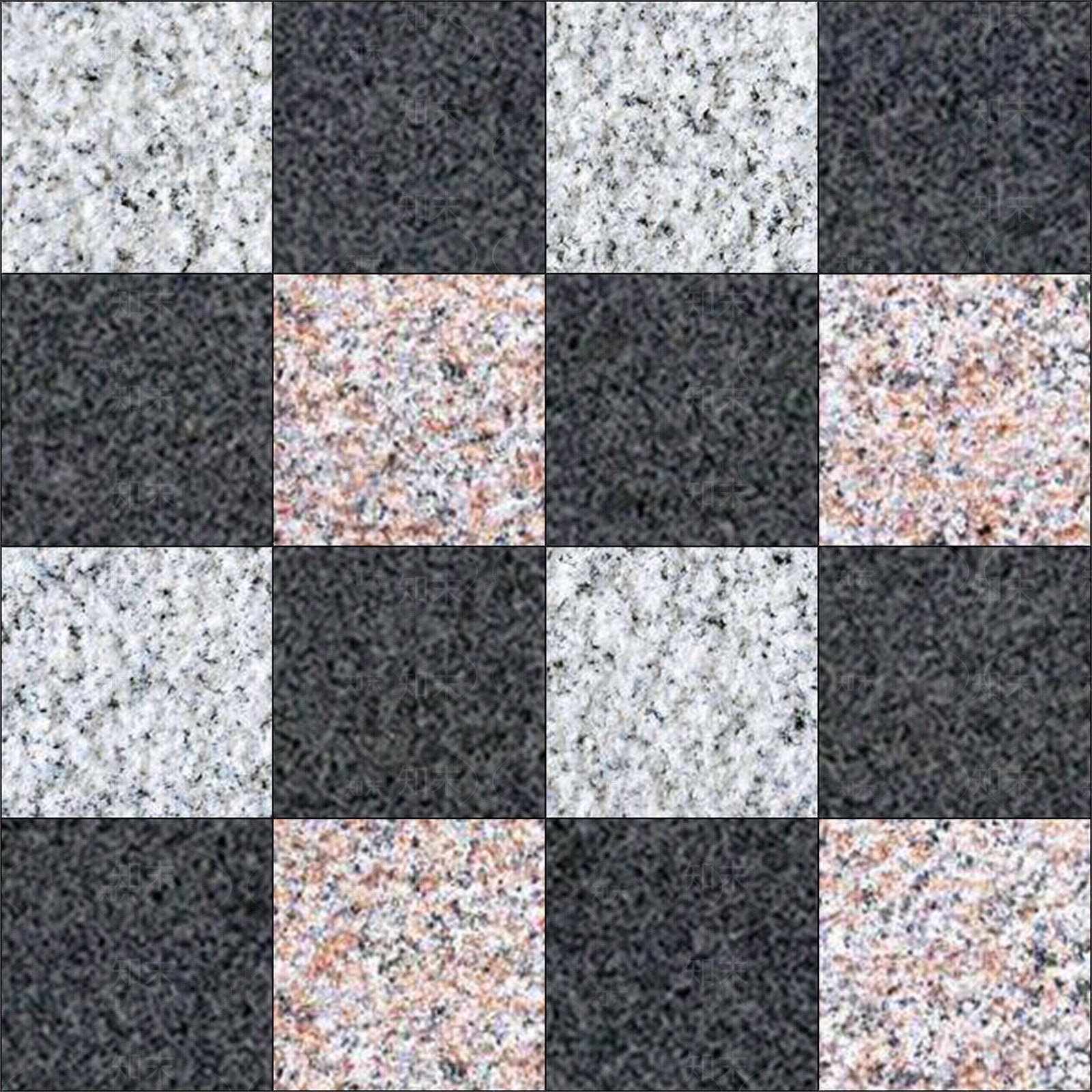 芝麻白与芝麻黑铺装纹理贴图下载【ID:1147773644】