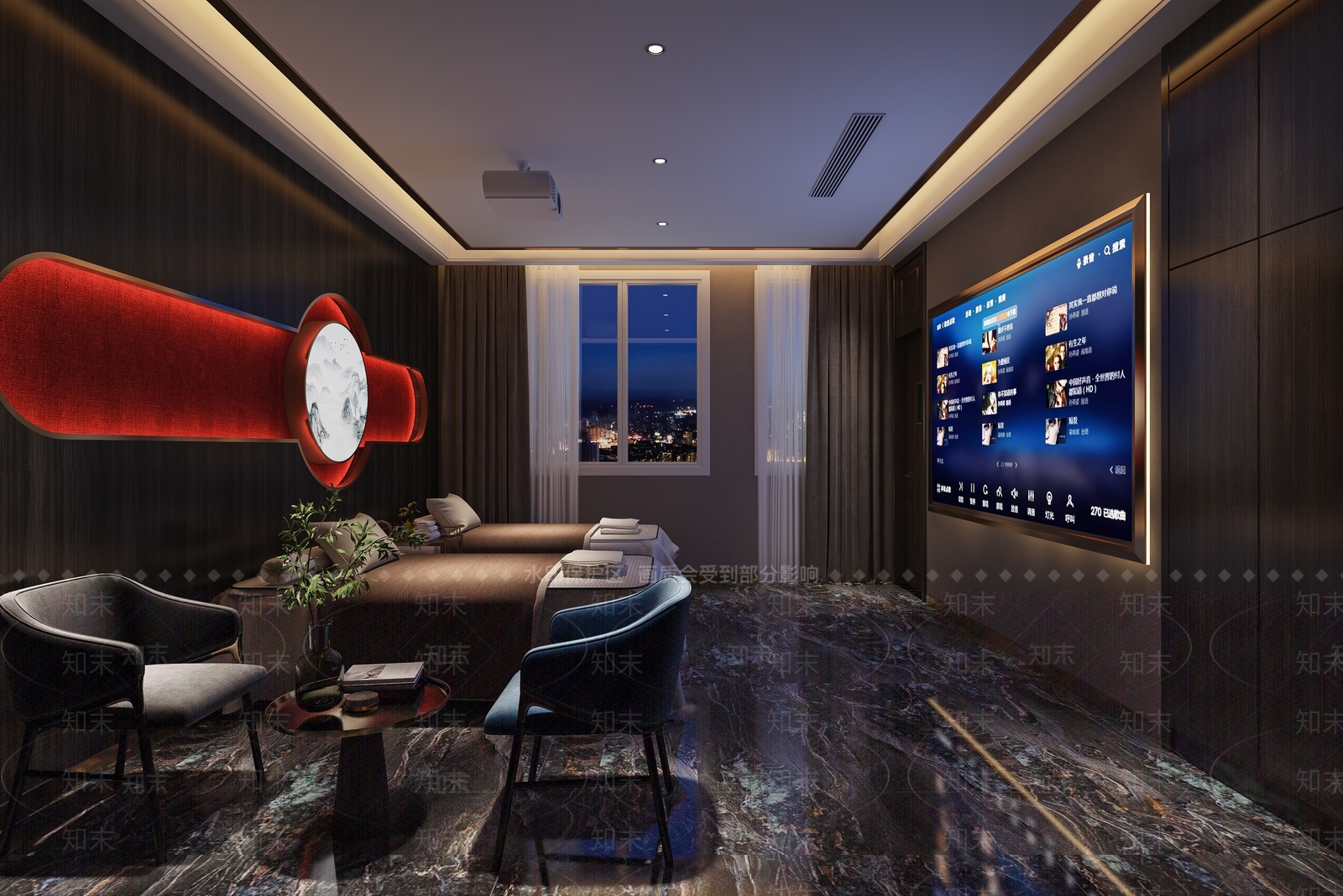 现代洗浴中心3D模型下载【ID:1147775943】