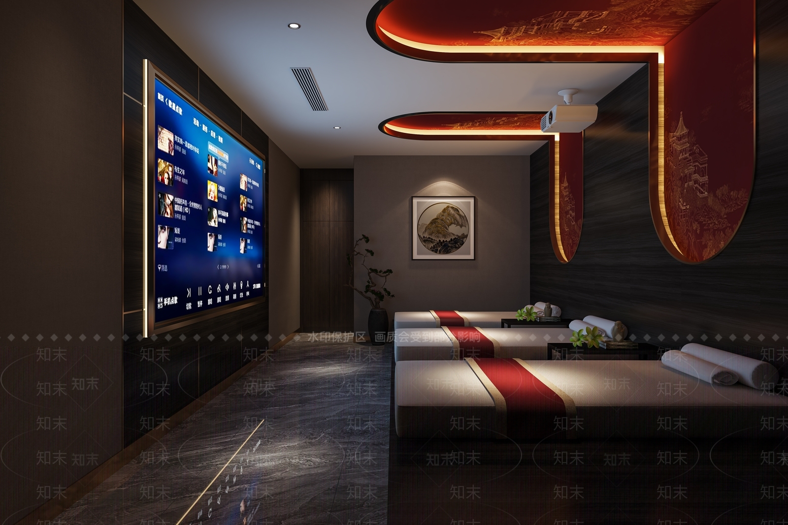 现代洗浴中心3D模型下载【ID:1147776067】