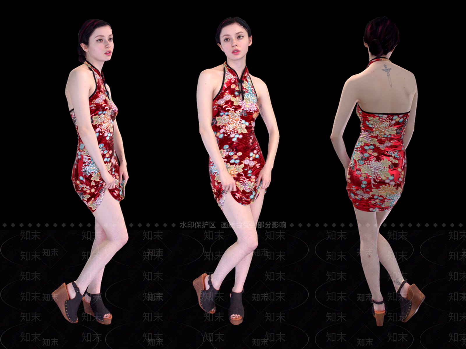美女SU模型下载【ID:1147780402】