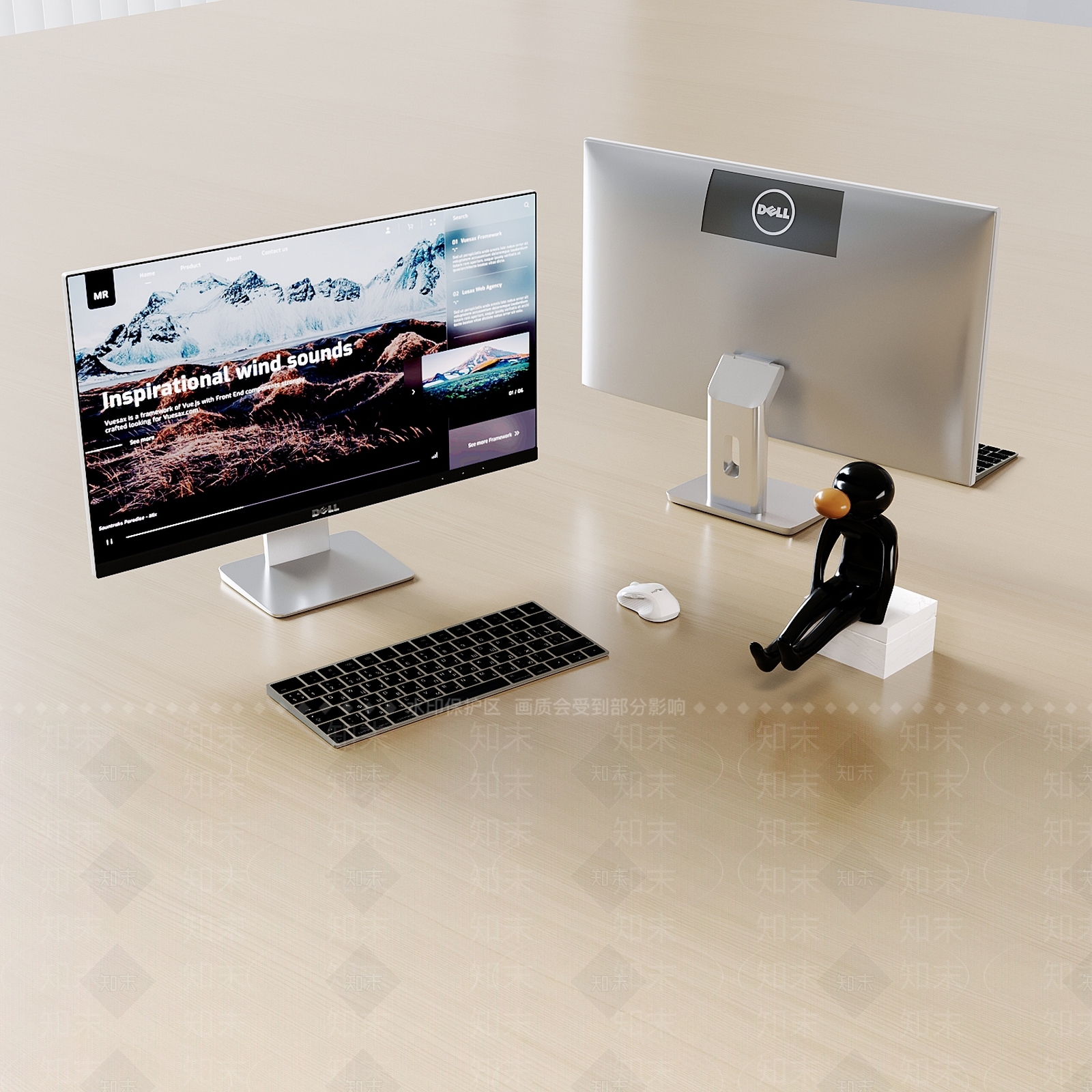 电脑设备3D模型下载【ID:1147794553】