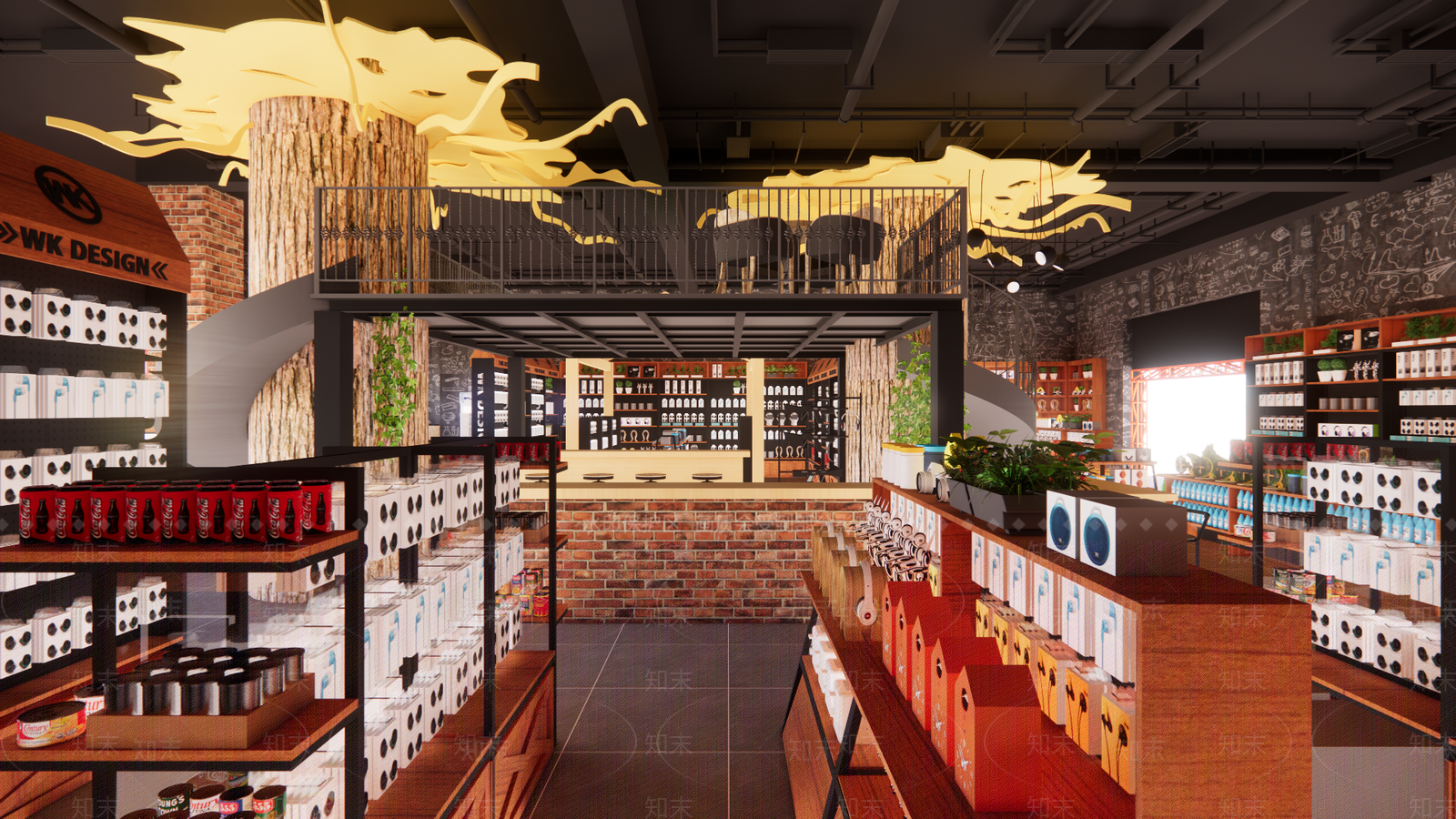 现代礼品店精品店SU模型下载【ID:1147797659】