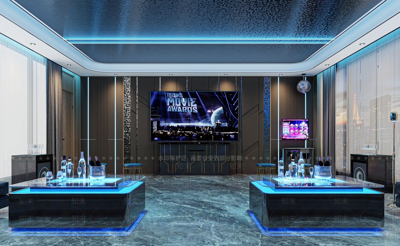 现代酒吧3D模型下载【ID:1214104333】