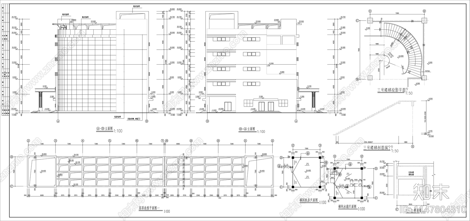 电子厂建筑cad施工图下载【ID:1147804310】