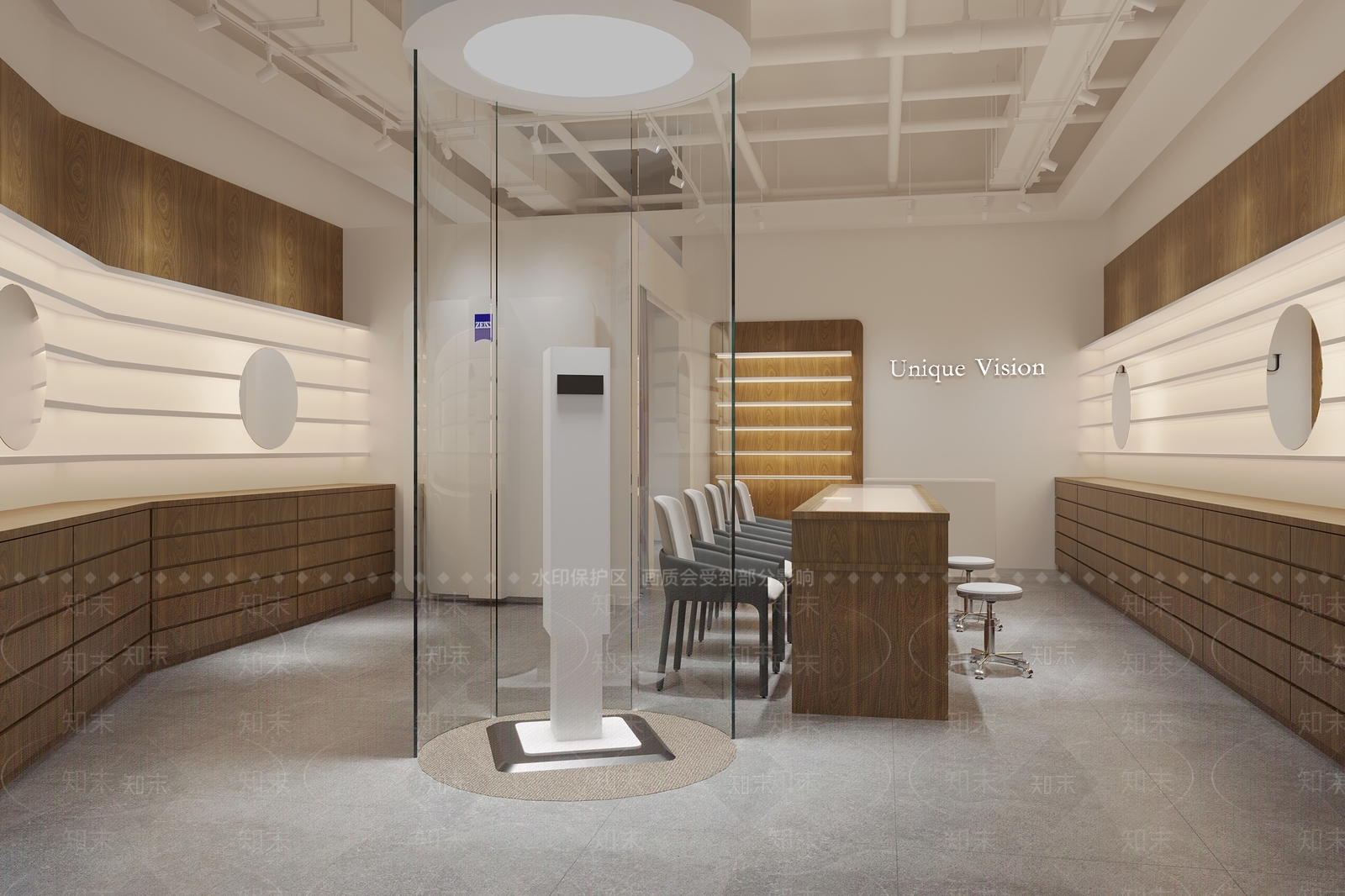 现代眼镜店3D模型下载【ID:1147812157】