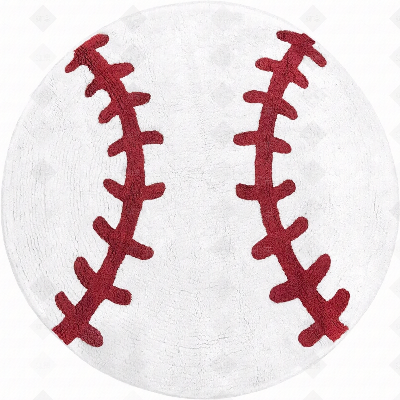 儿童动物卡通圆毯地垫地毯游戏垫贴图下载【ID:1147818202】