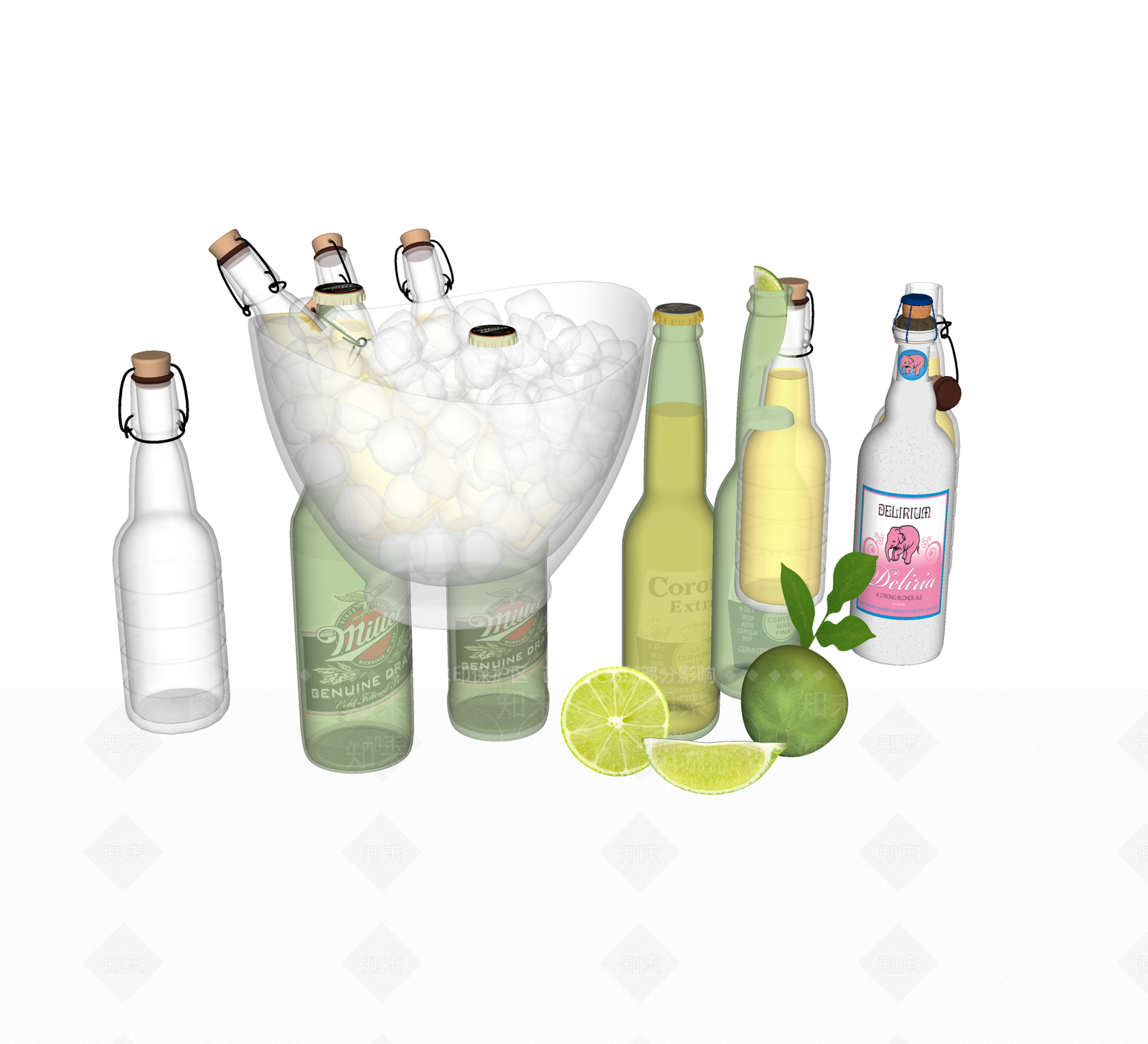啤酒SU模型下载【ID:1147818966】
