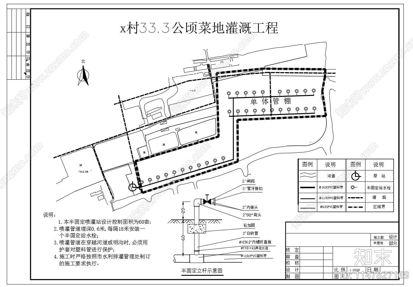 菜地灌溉工程节点施工图下载【ID:1147827169】