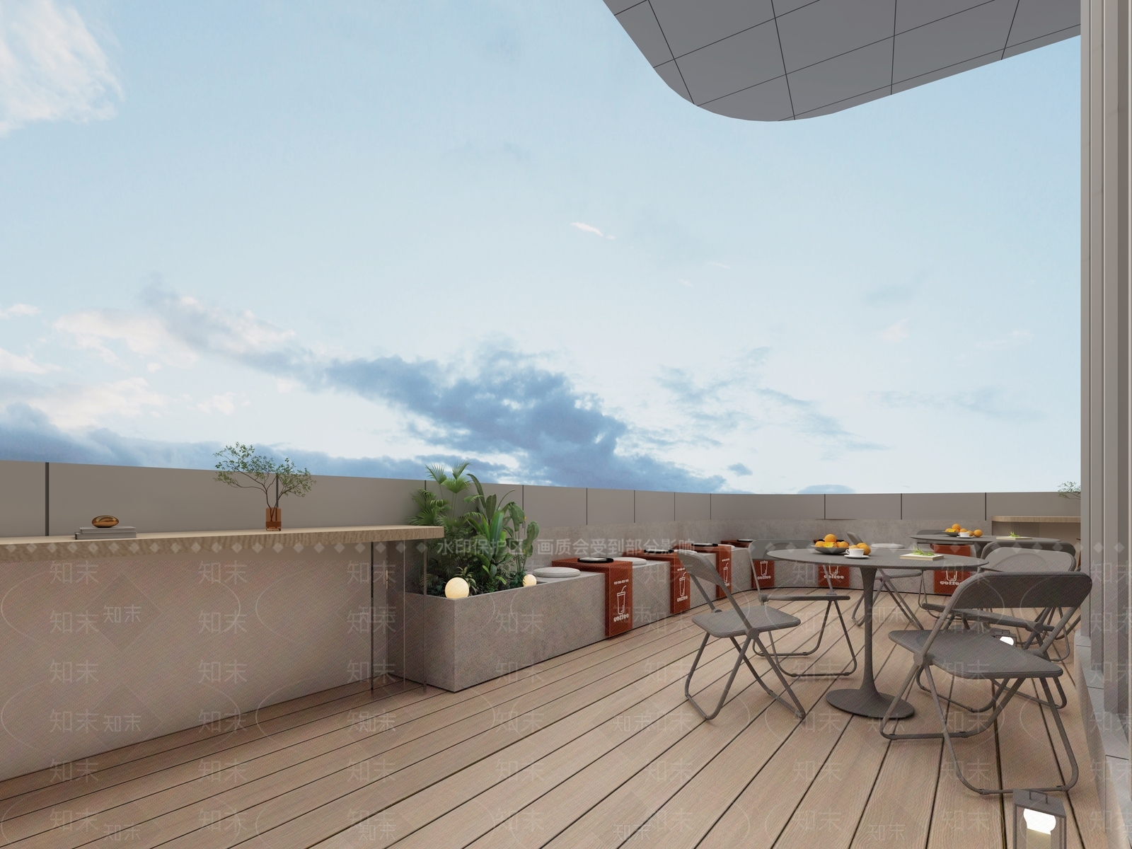 现代户外办公3D模型下载【ID:1149728206】