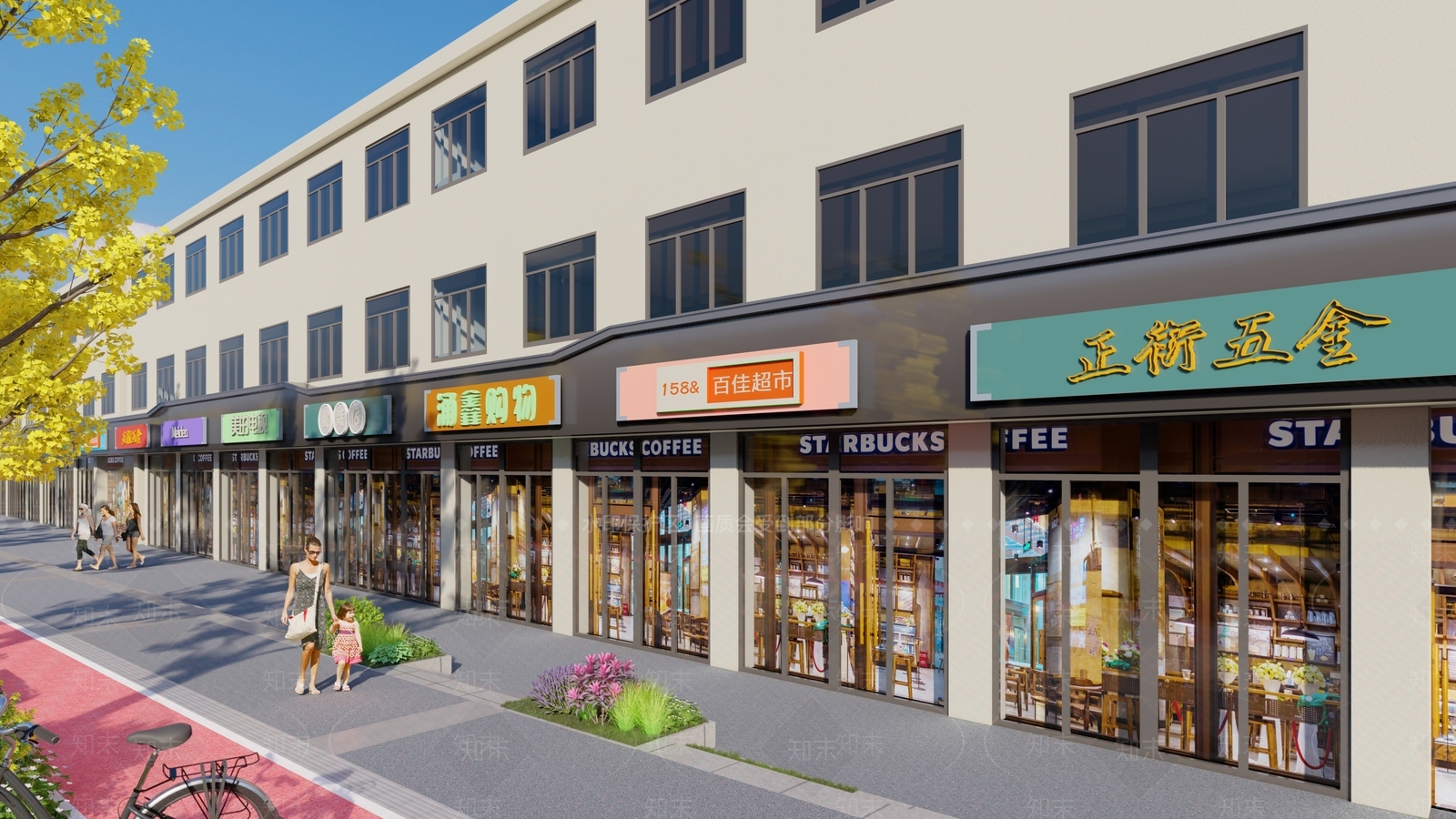 现代街道改造SU模型下载【ID:1147838805】