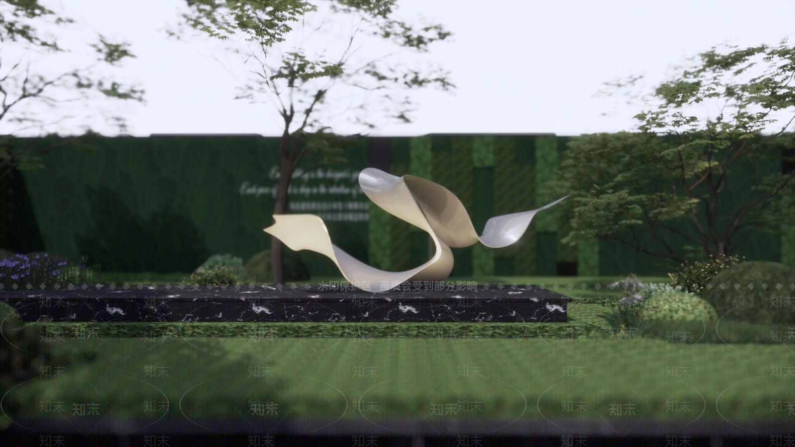 现代雕塑SU模型精品下载_SketchUp模型_知末网