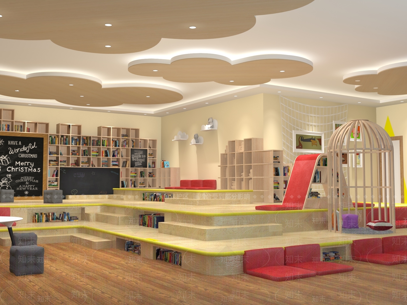 现代书店3D模型下载【ID:1147850708】