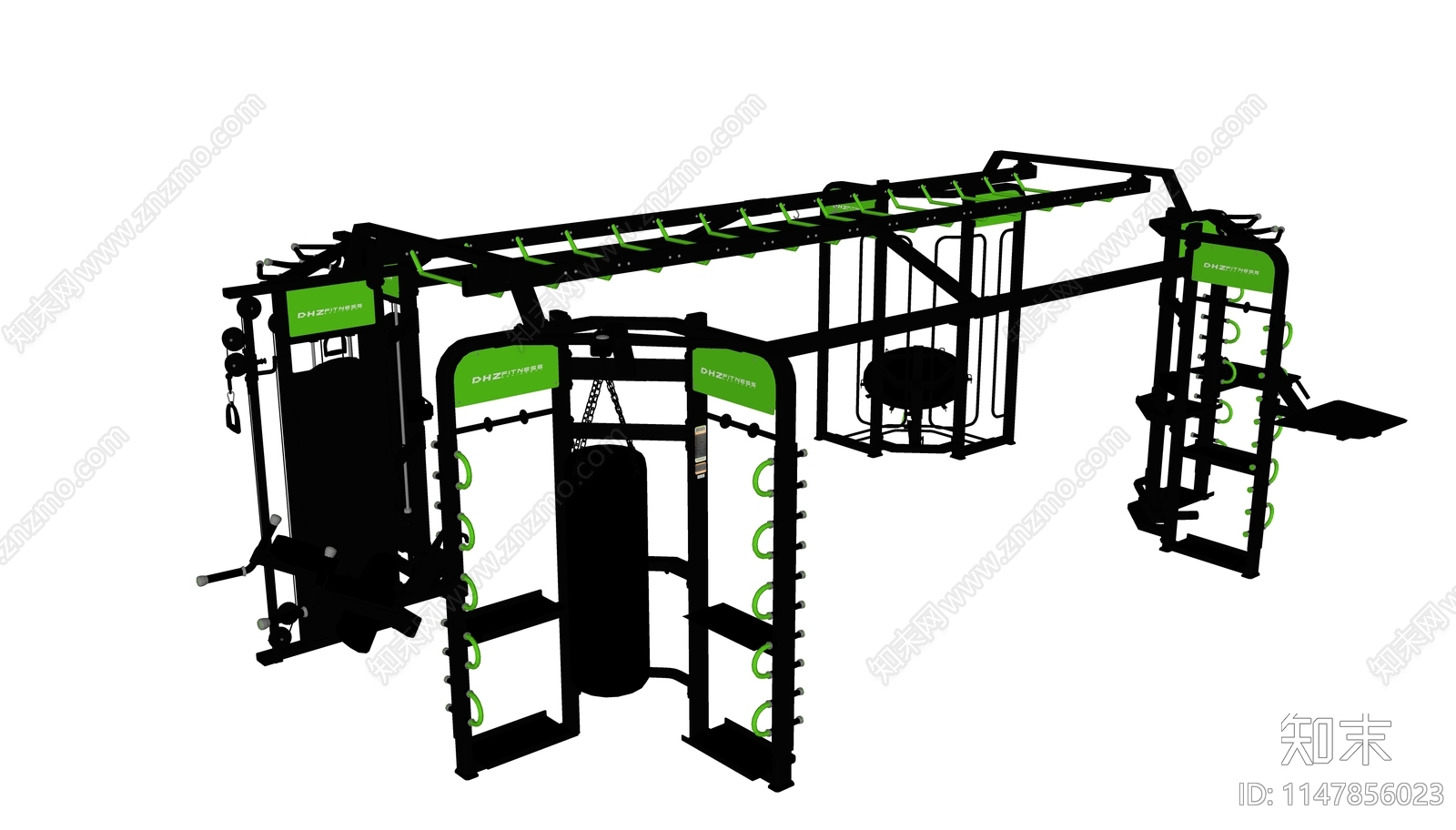 健身器材SU模型下载【ID:1147856023】