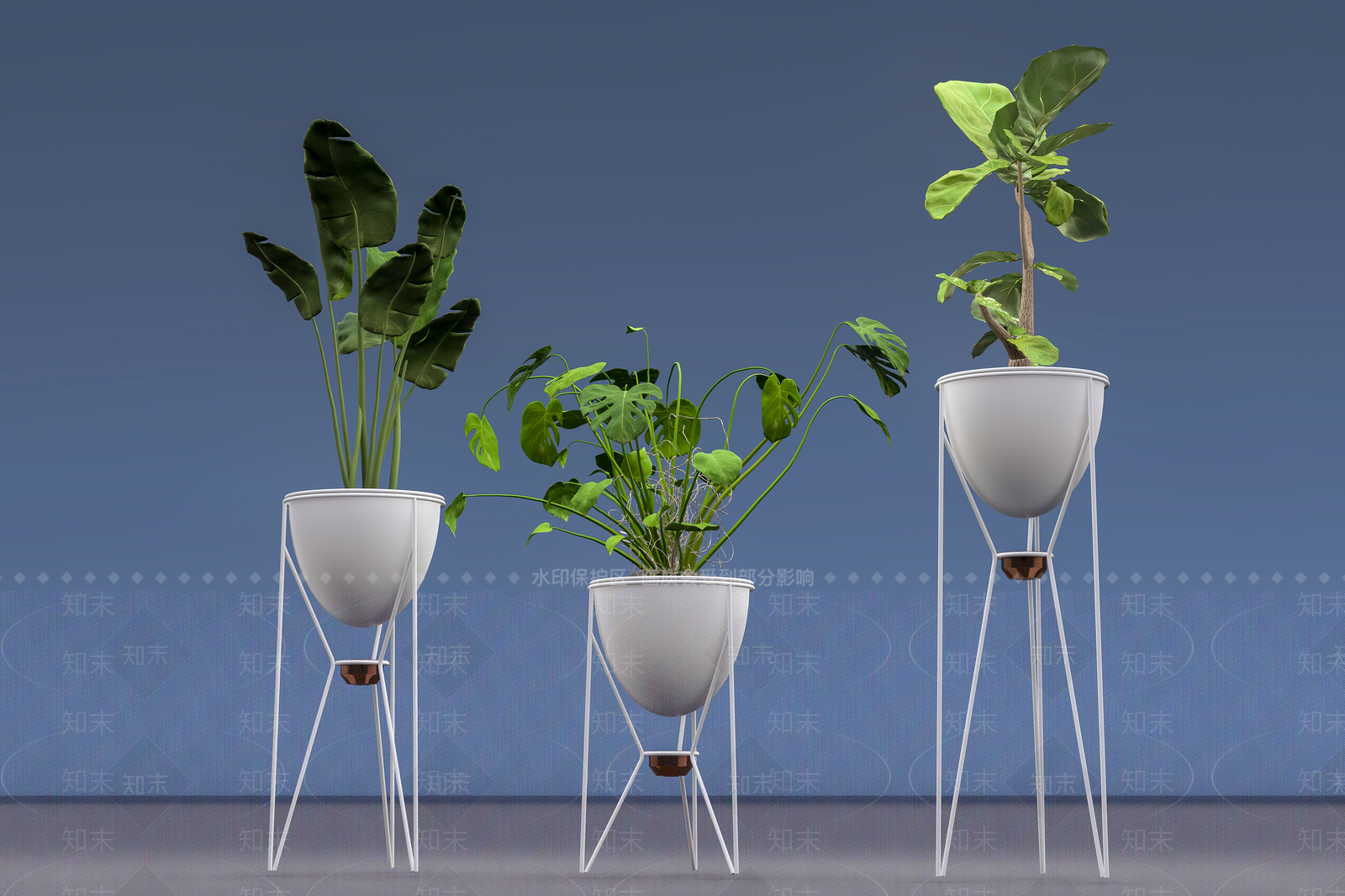 盆栽植物SU模型下载【ID:1147859099】