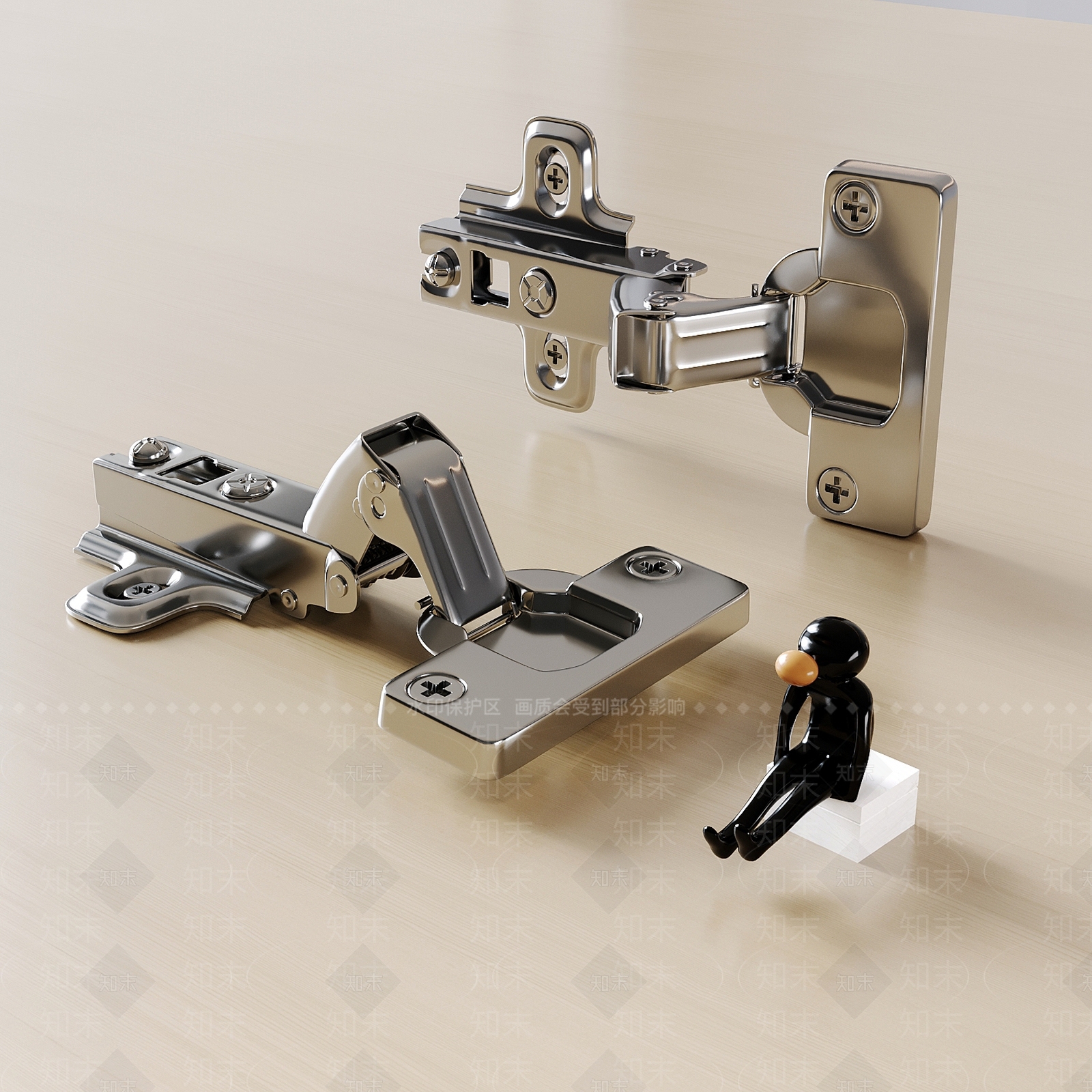 门铰3D模型下载【ID:1147871549】