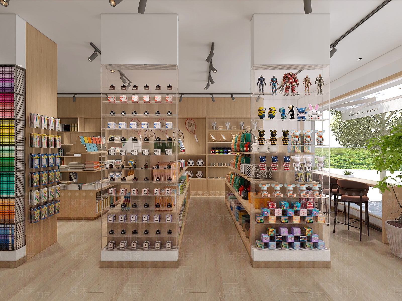 现代书店3D模型下载【ID:1147876108】