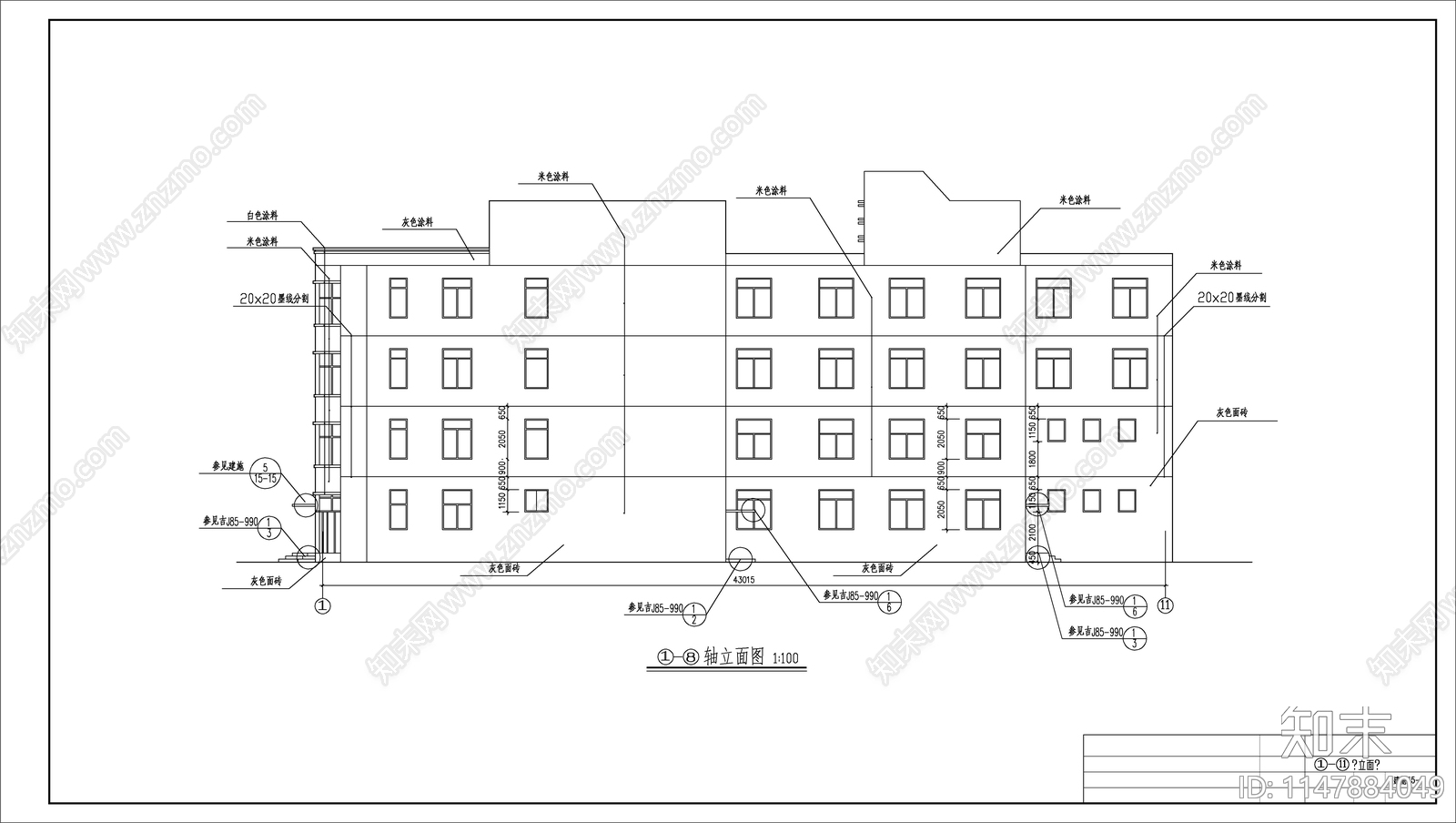 某会所建筑结构施工图cad施工图下载【ID:1147884049】