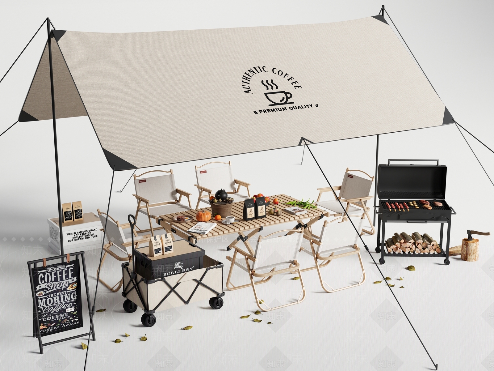 露营帐篷3D模型下载【ID:1147889377】