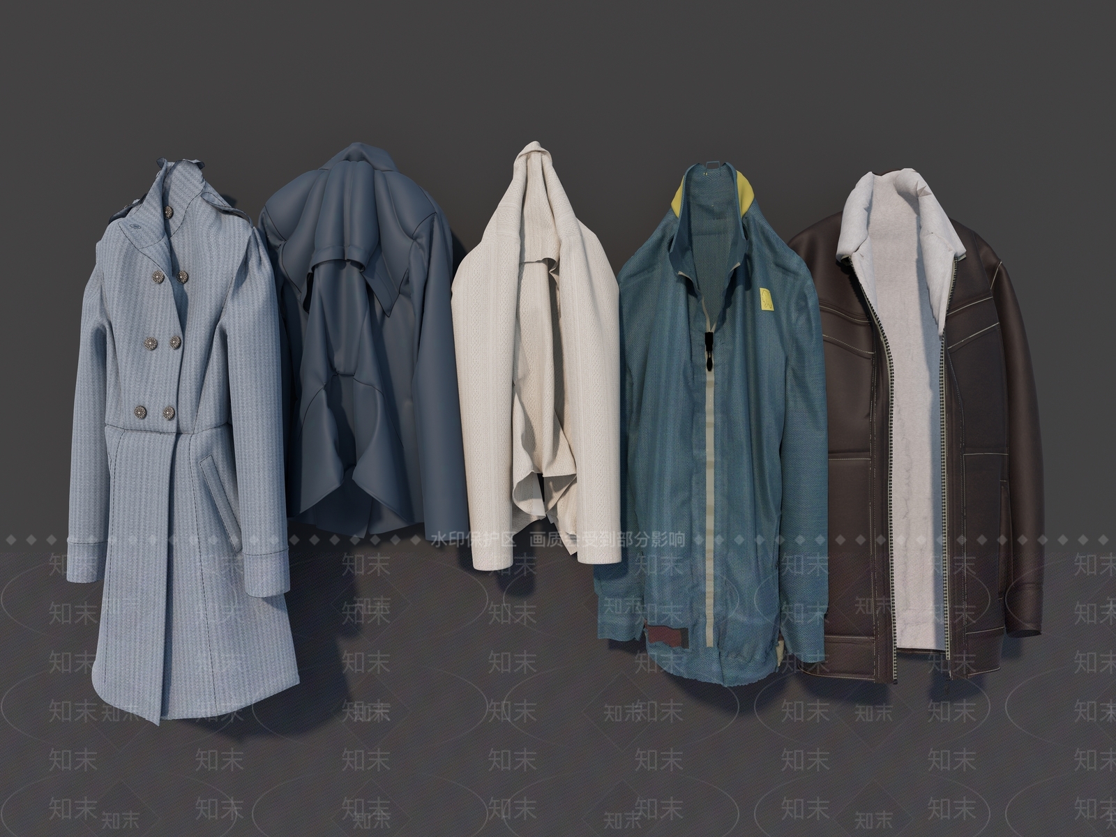 服装SU模型下载【ID:1147890134】