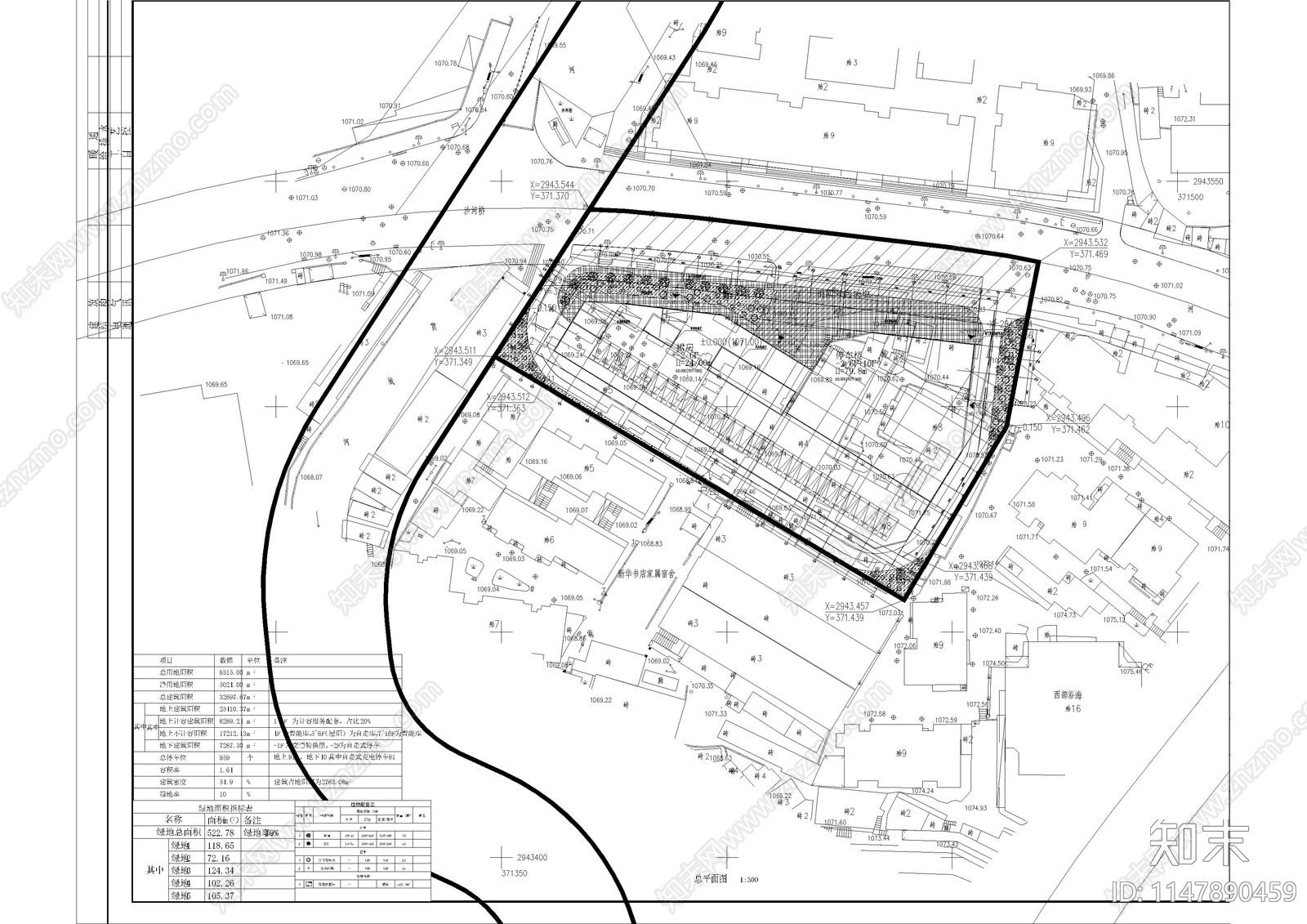 公共停车场建施cad施工图下载【ID:1147890459】