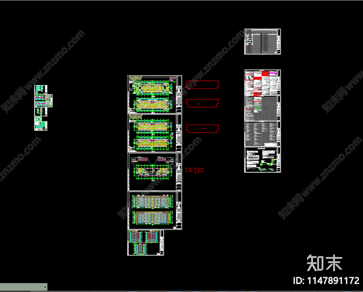 学校宿舍楼施工图下载【ID:1147891172】