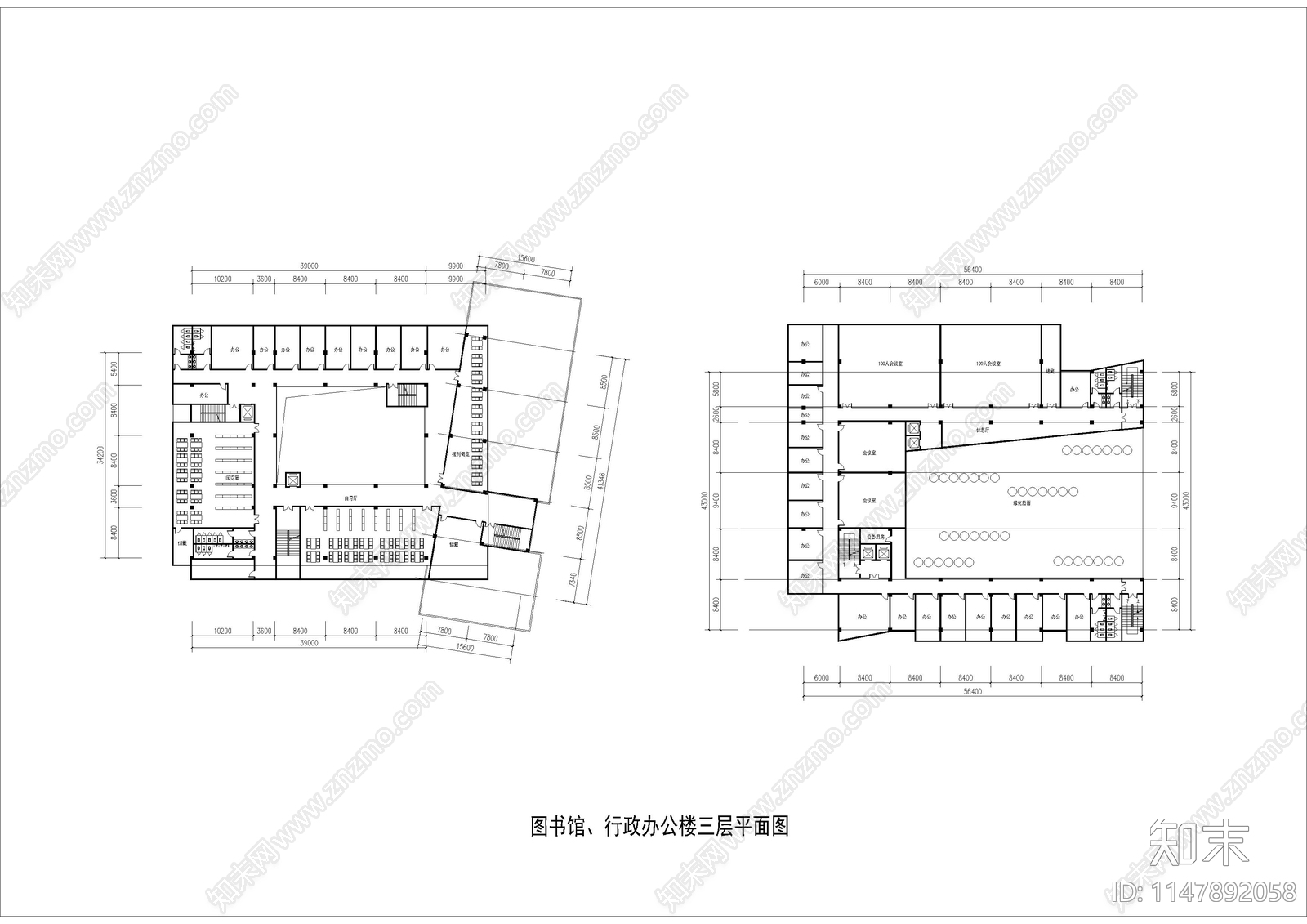 职业中等专业学校cad施工图下载【ID:1147892058】