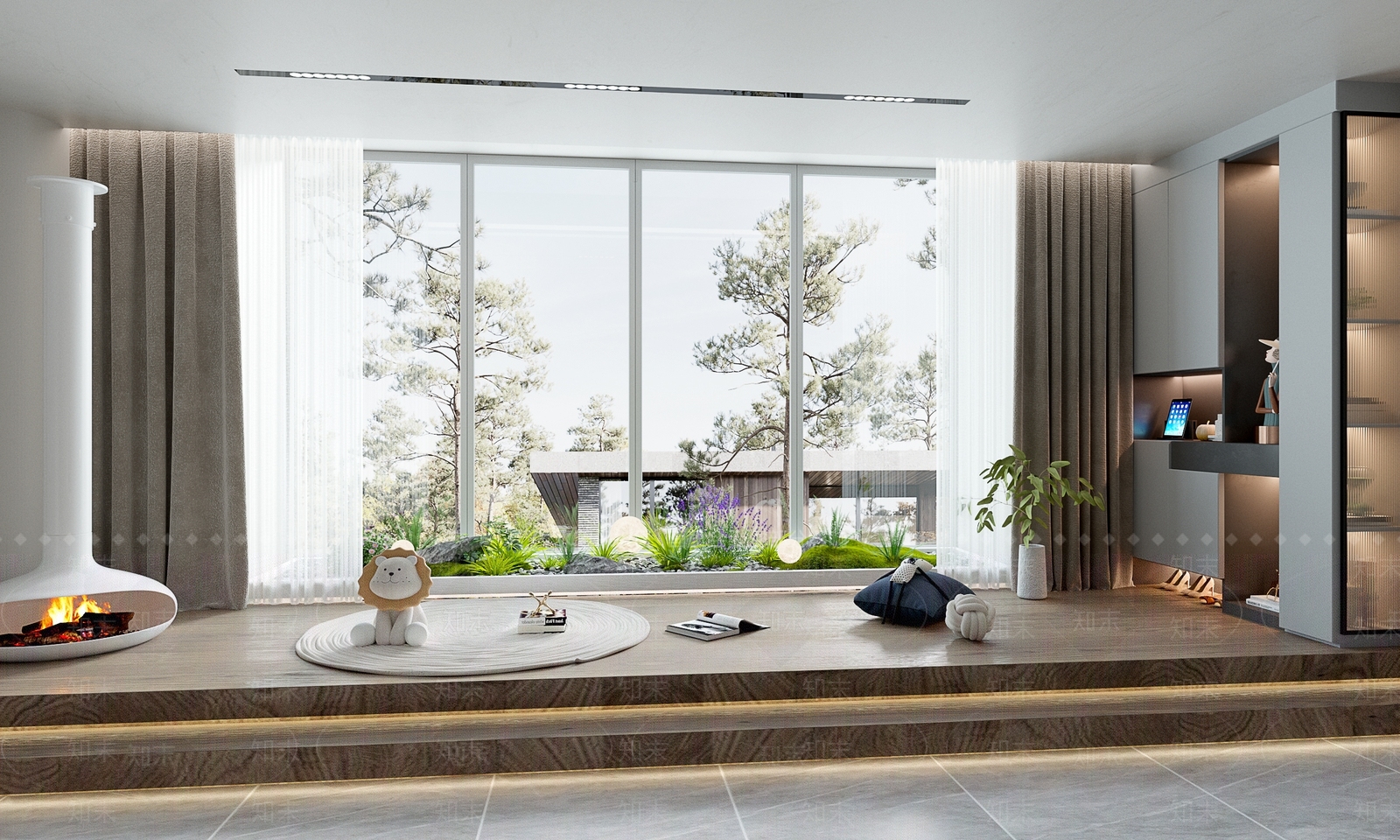 现代室内小景组合3D模型下载【ID:1147896852】